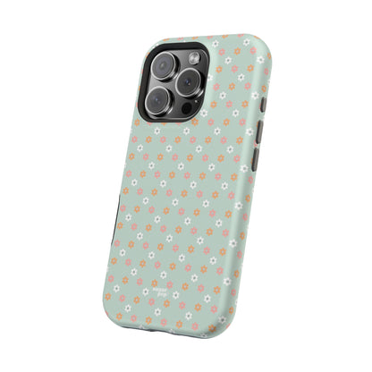 Floral Smiley Magnetic Tough Case