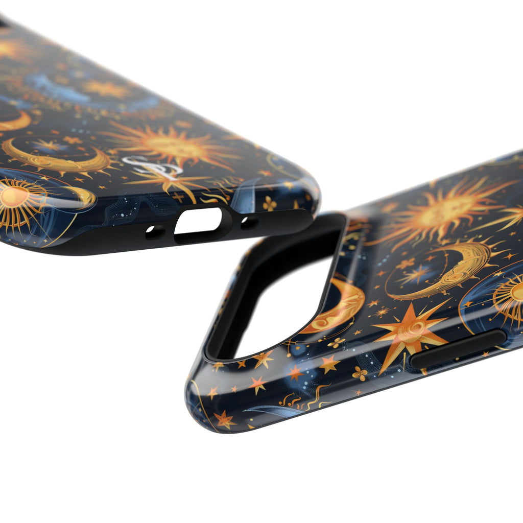 Celestial Sun and Moon Impact-Resistant Phone Case