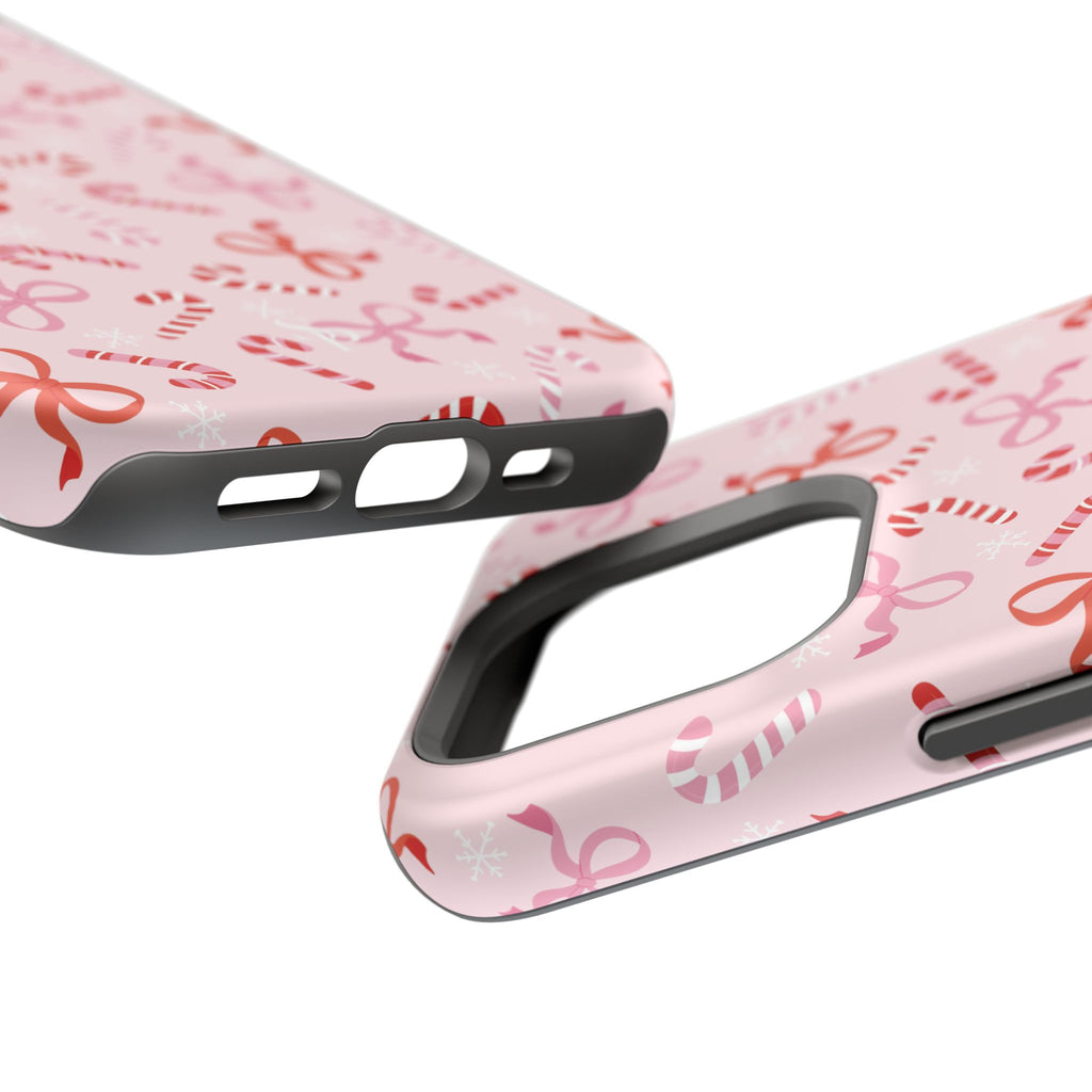 Candy Cane Impact-Resistant Phone Case - Limited Edition
