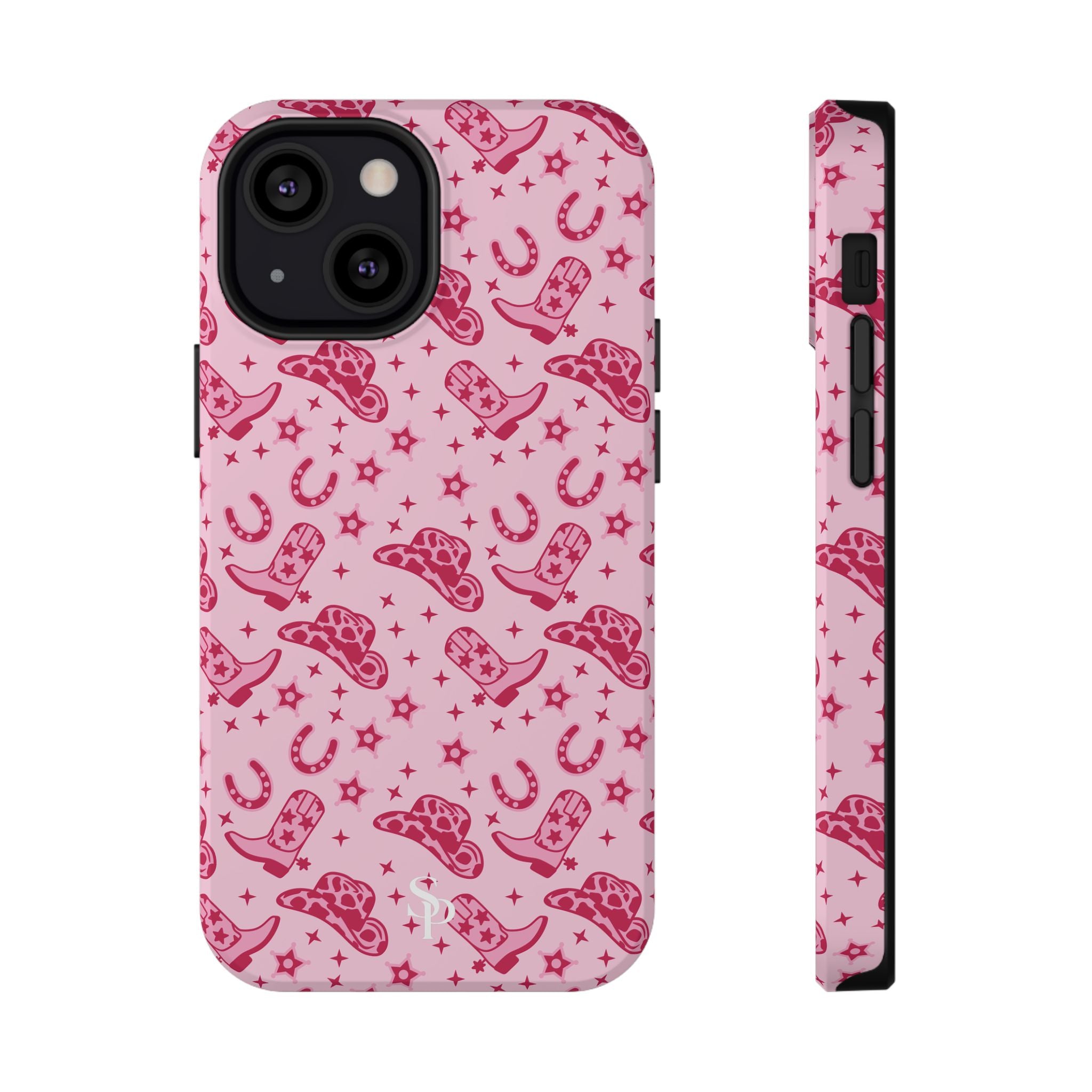 Pink Cowgirl Impact-Resistant Case