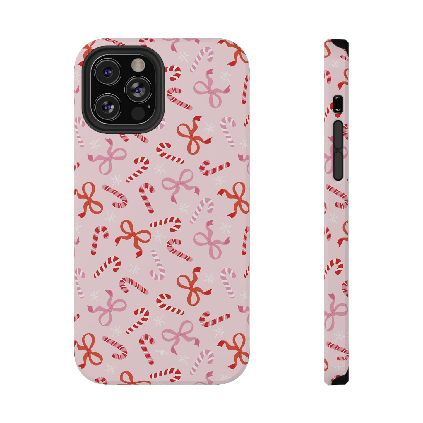 Candy Cane Impact-Resistant Phone Case - Limited Edition