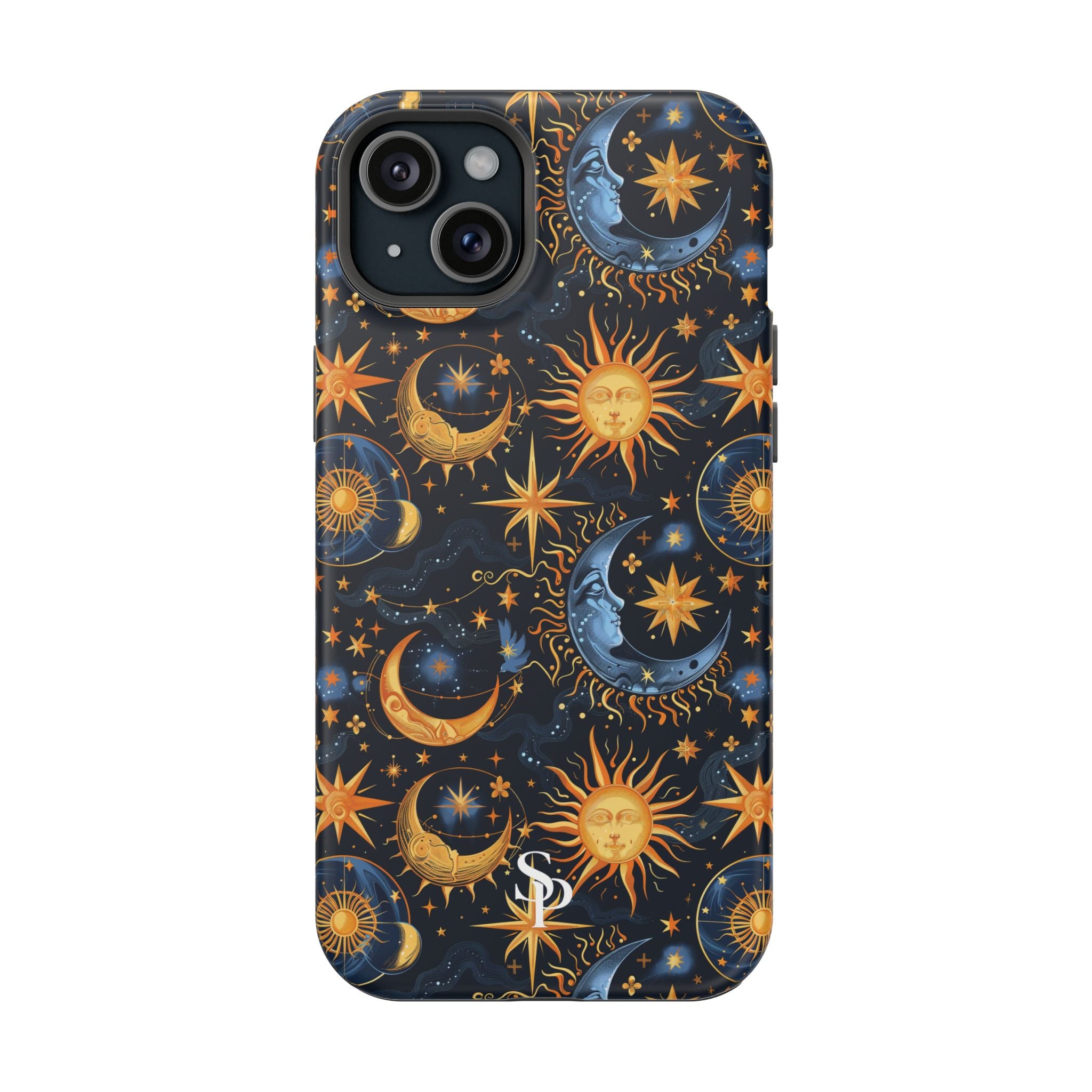 Celestial Sun and Moon Impact-Resistant Phone Case