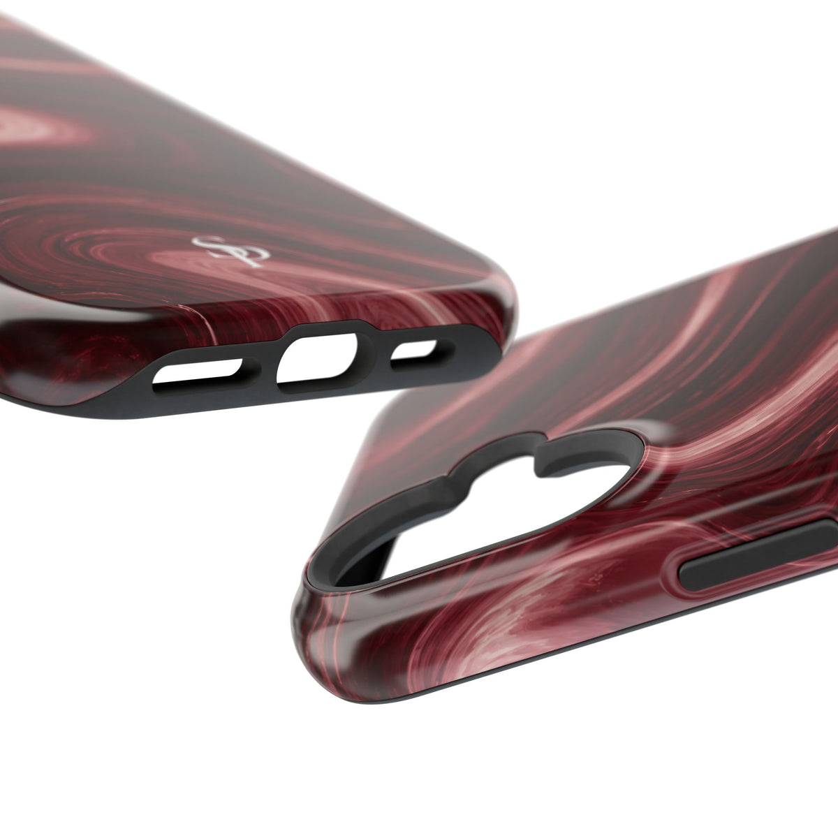 Burgundy Marble Magnetic Phone Case