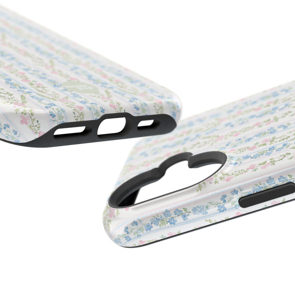 Pastel Floral Pattern Magnetic Tough Case