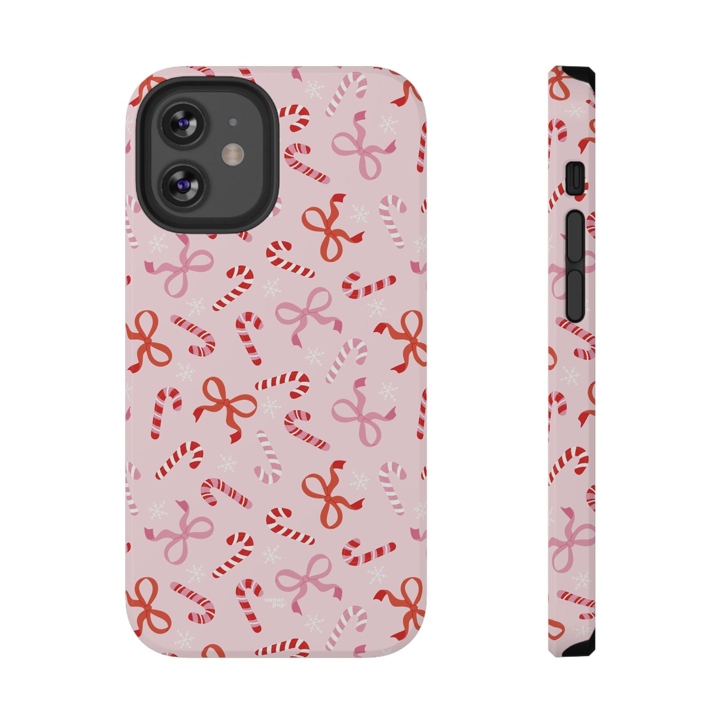 Candy Cane Impact-Resistant Phone Case - Limited Edition