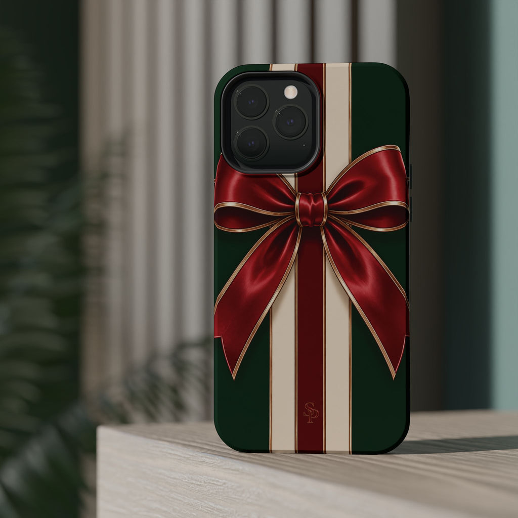 Christmas Gift Bow Magnetic Phone Case