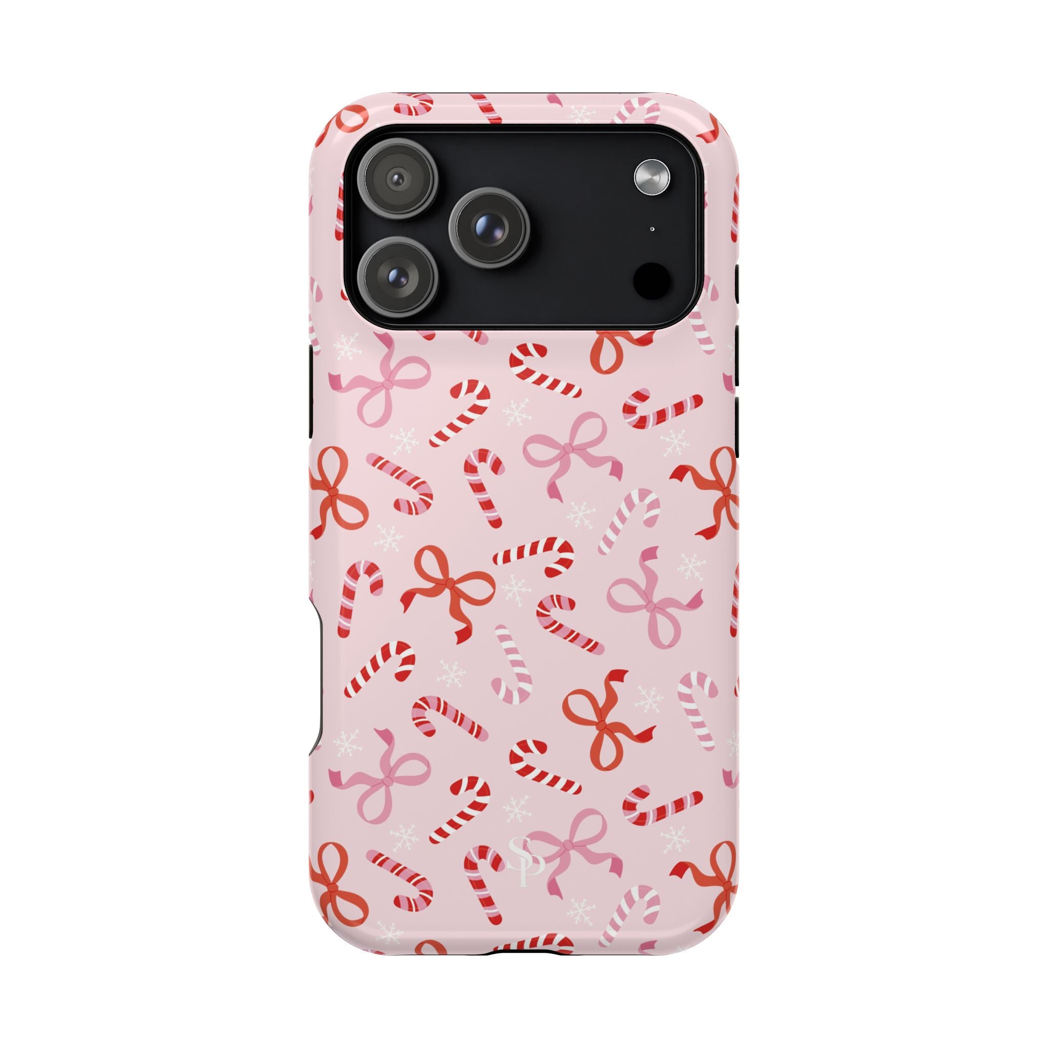 Candy Cane Impact-Resistant Phone Case - Limited Edition