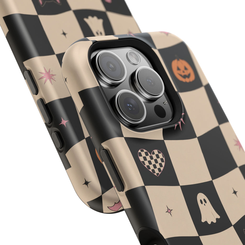 Halloween Checkerboard Magnetic Phone Case
