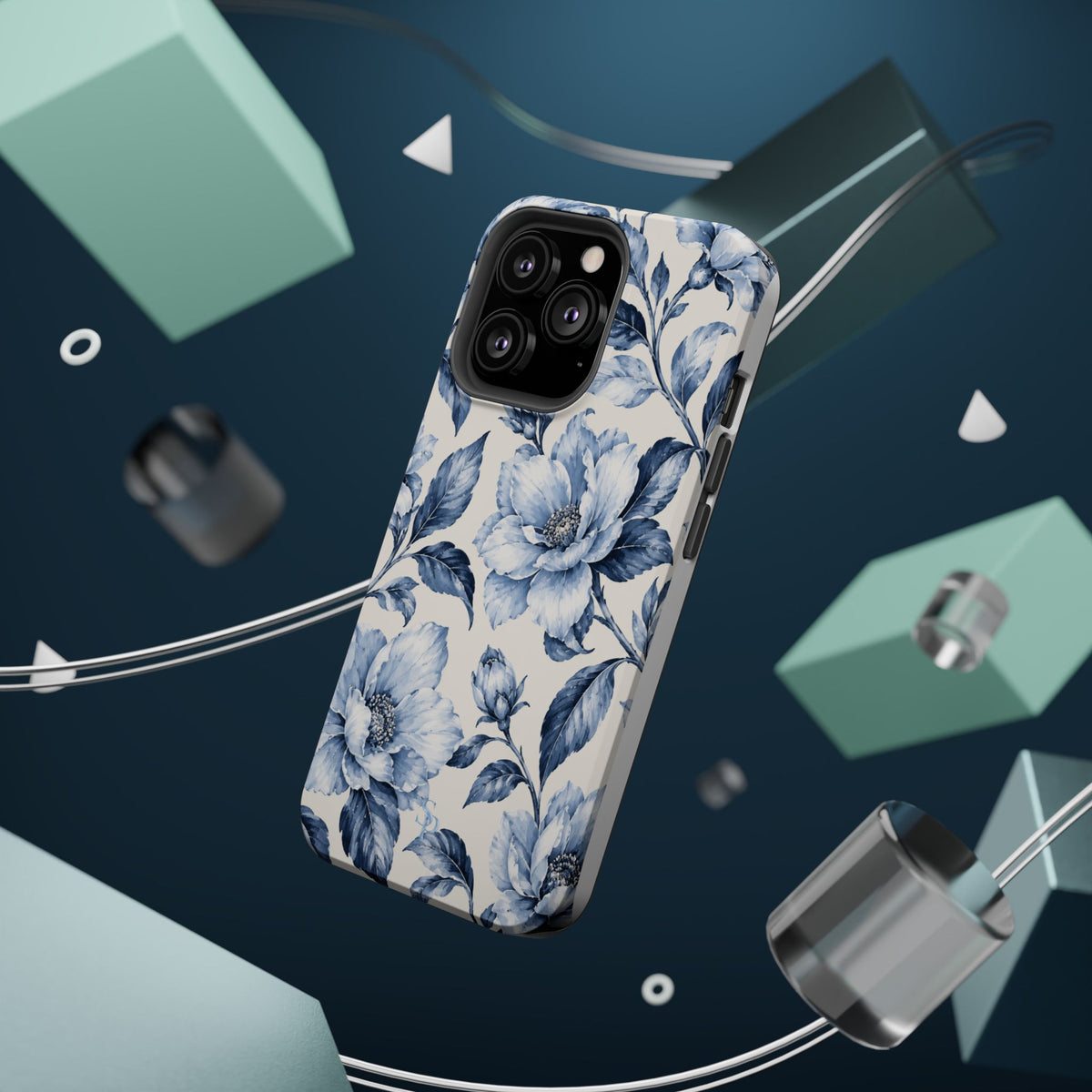 Glacier Floral Magnetic Phone Case