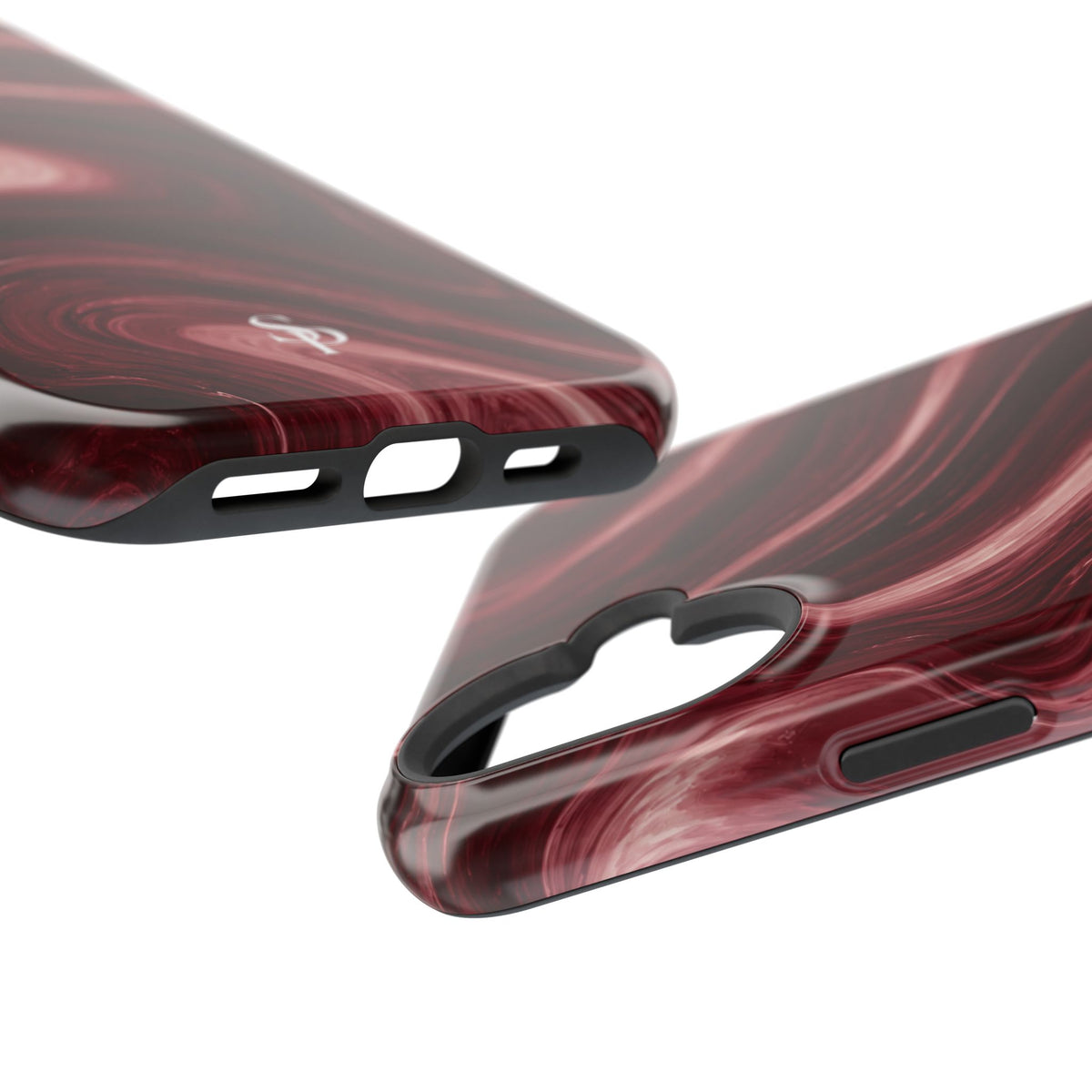 Burgundy Marble Magnetic Phone Case