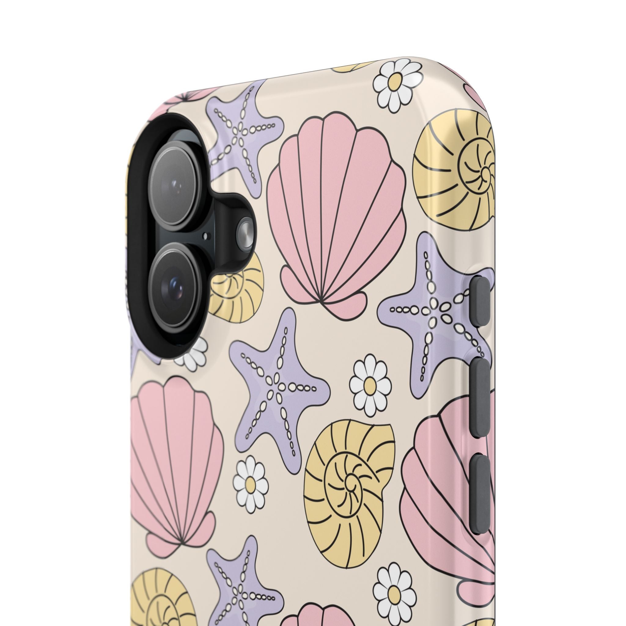 Coastal Shells Impact-Resistant Phone Case