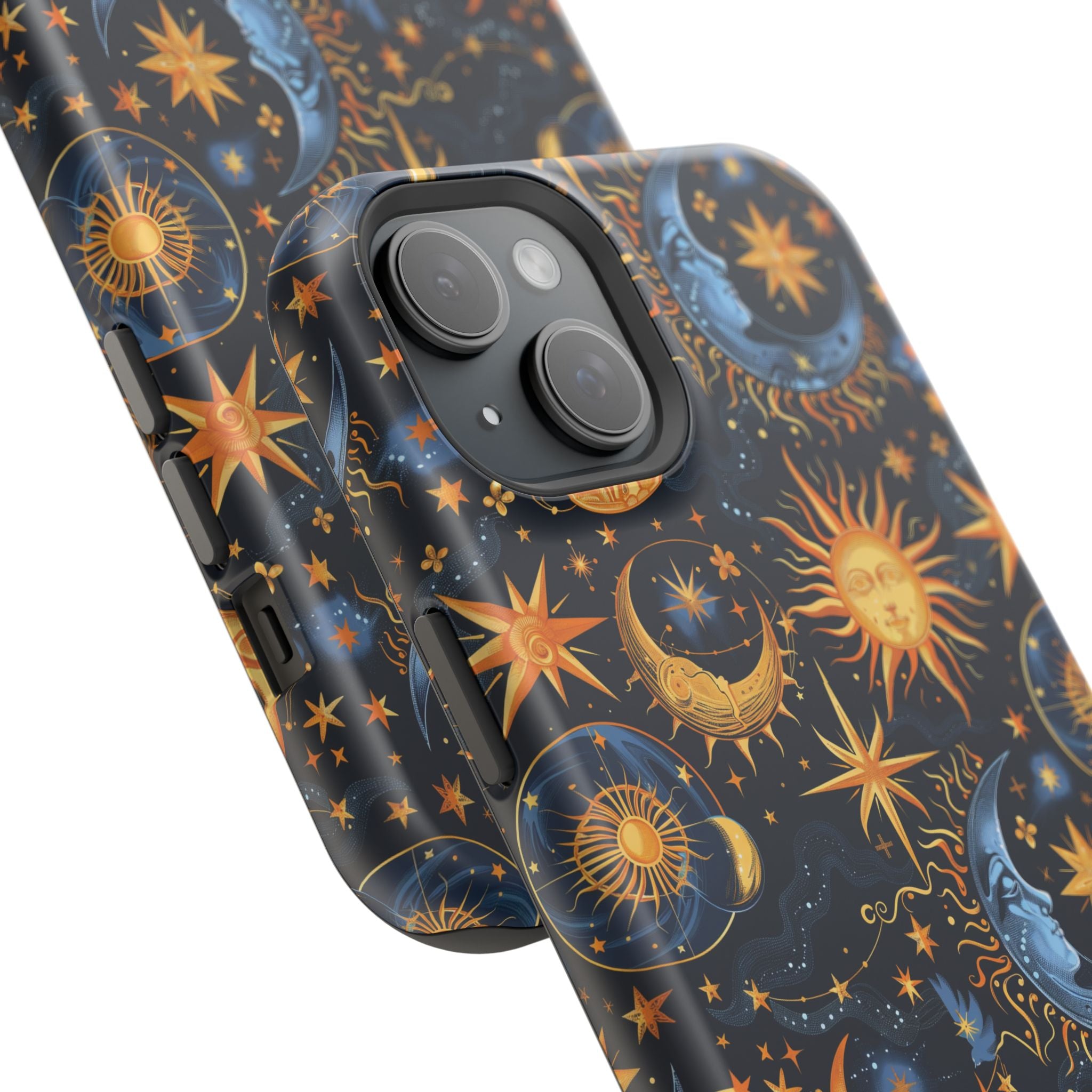 Celestial Sun and Moon Impact-Resistant Phone Case
