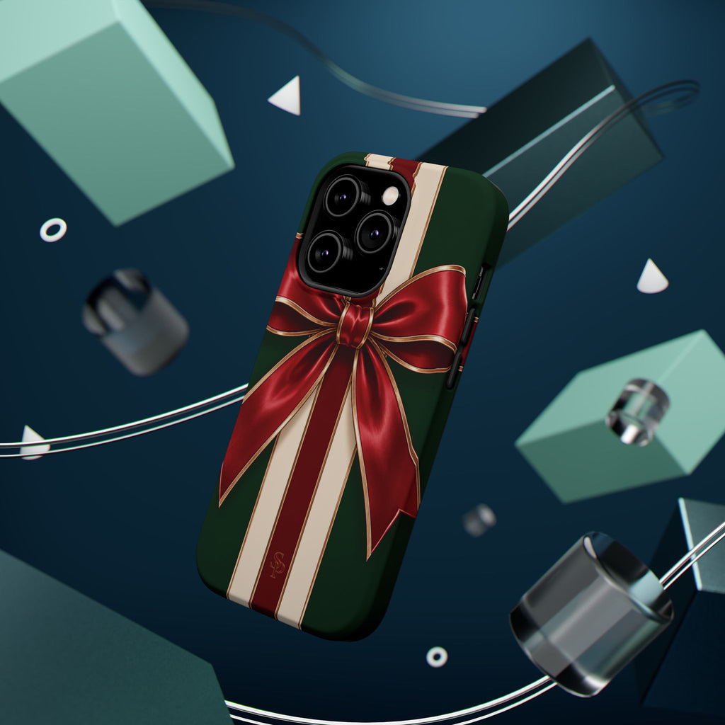 Christmas Gift Bow Magnetic Phone Case