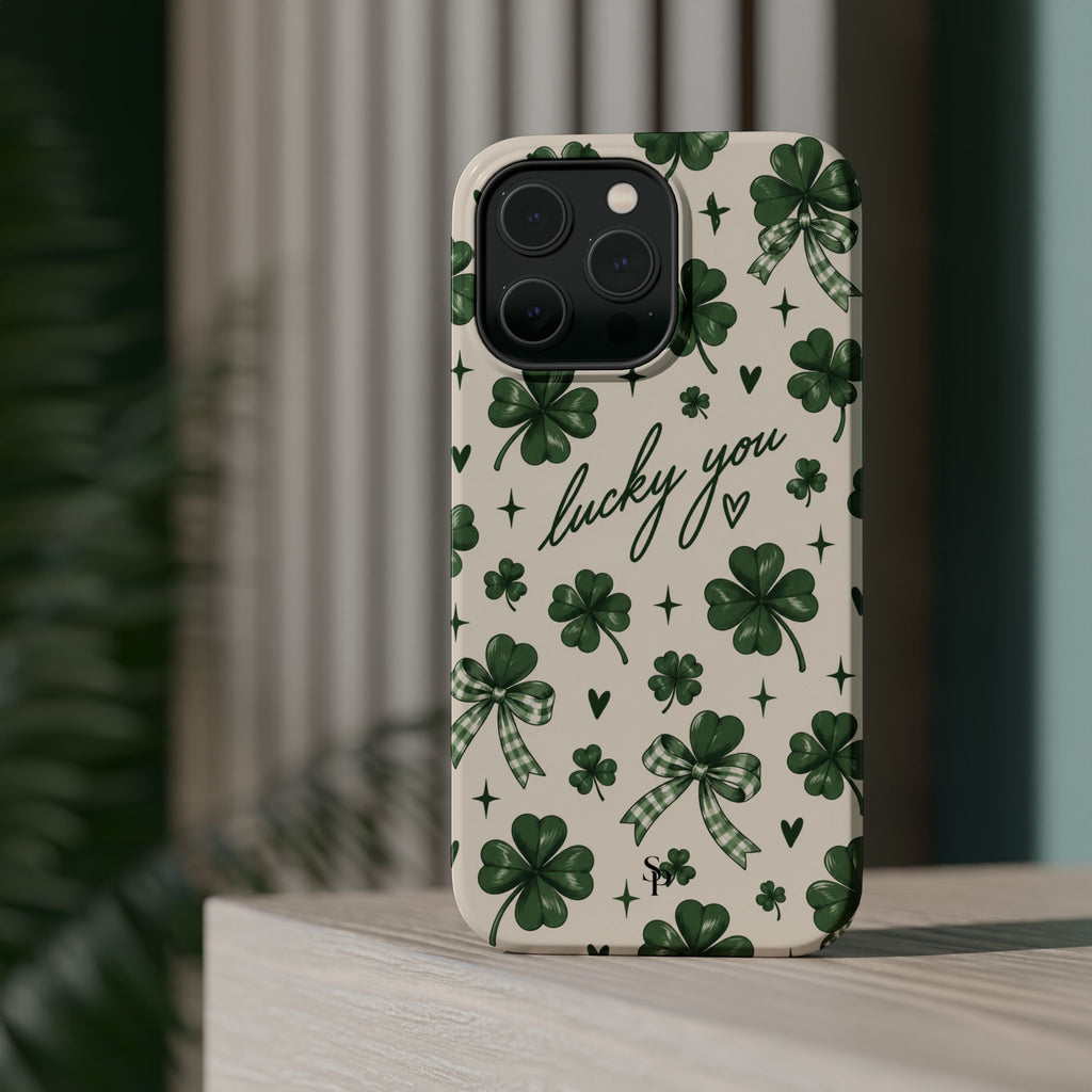 Lucky You Clover Magnetic Impact Phone Case