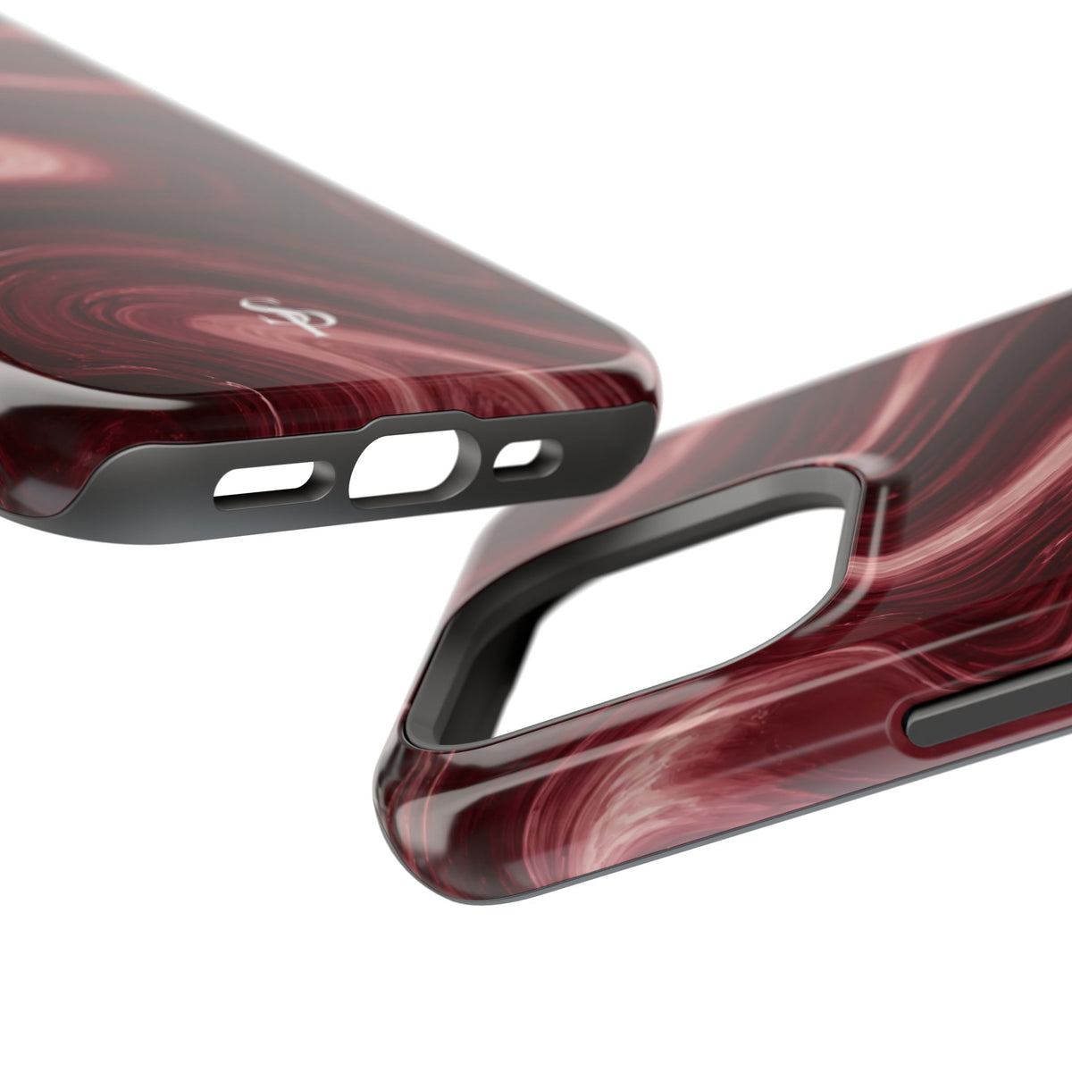 Burgundy Marble Magnetic Phone Case