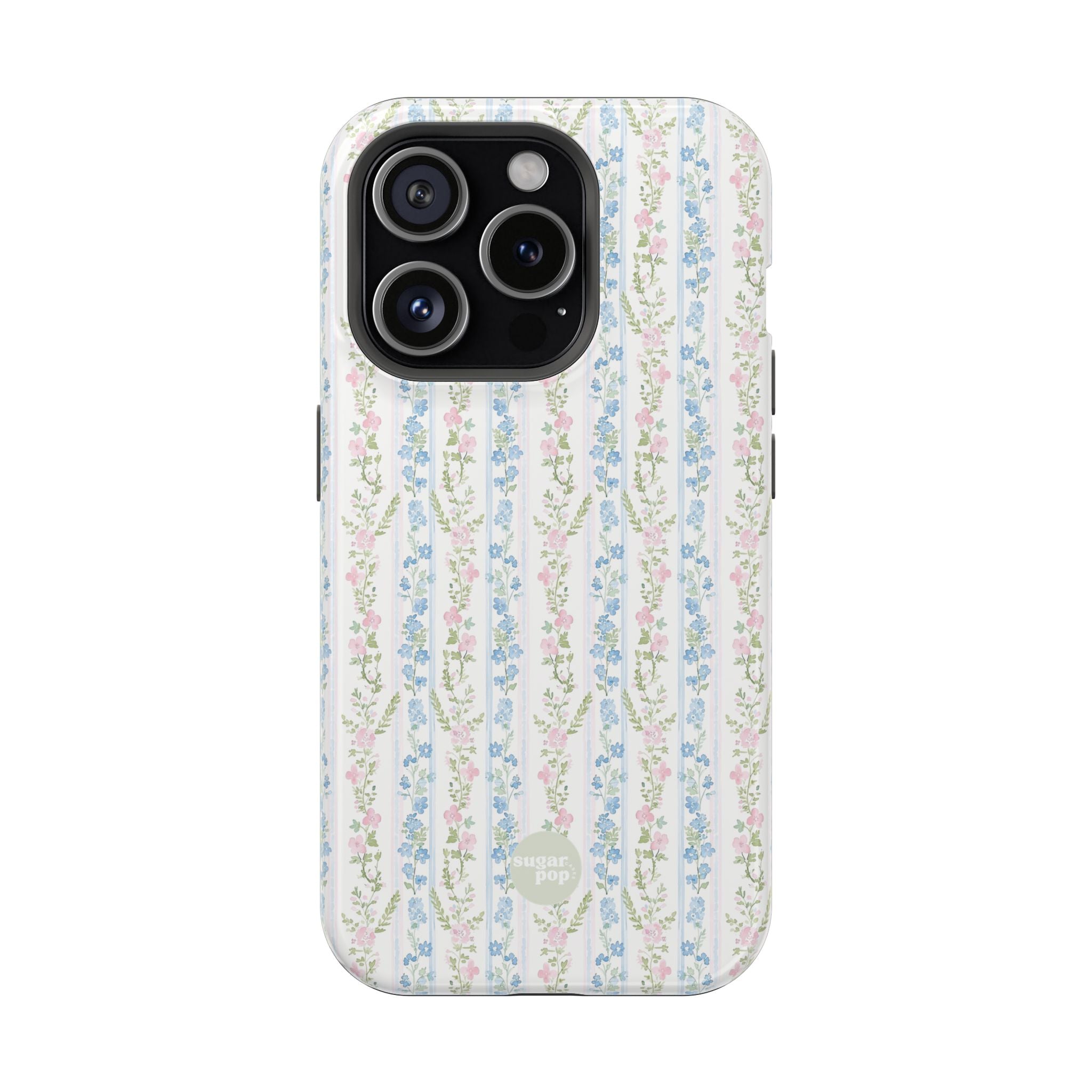 Pastel Floral Pattern Magnetic Tough Case