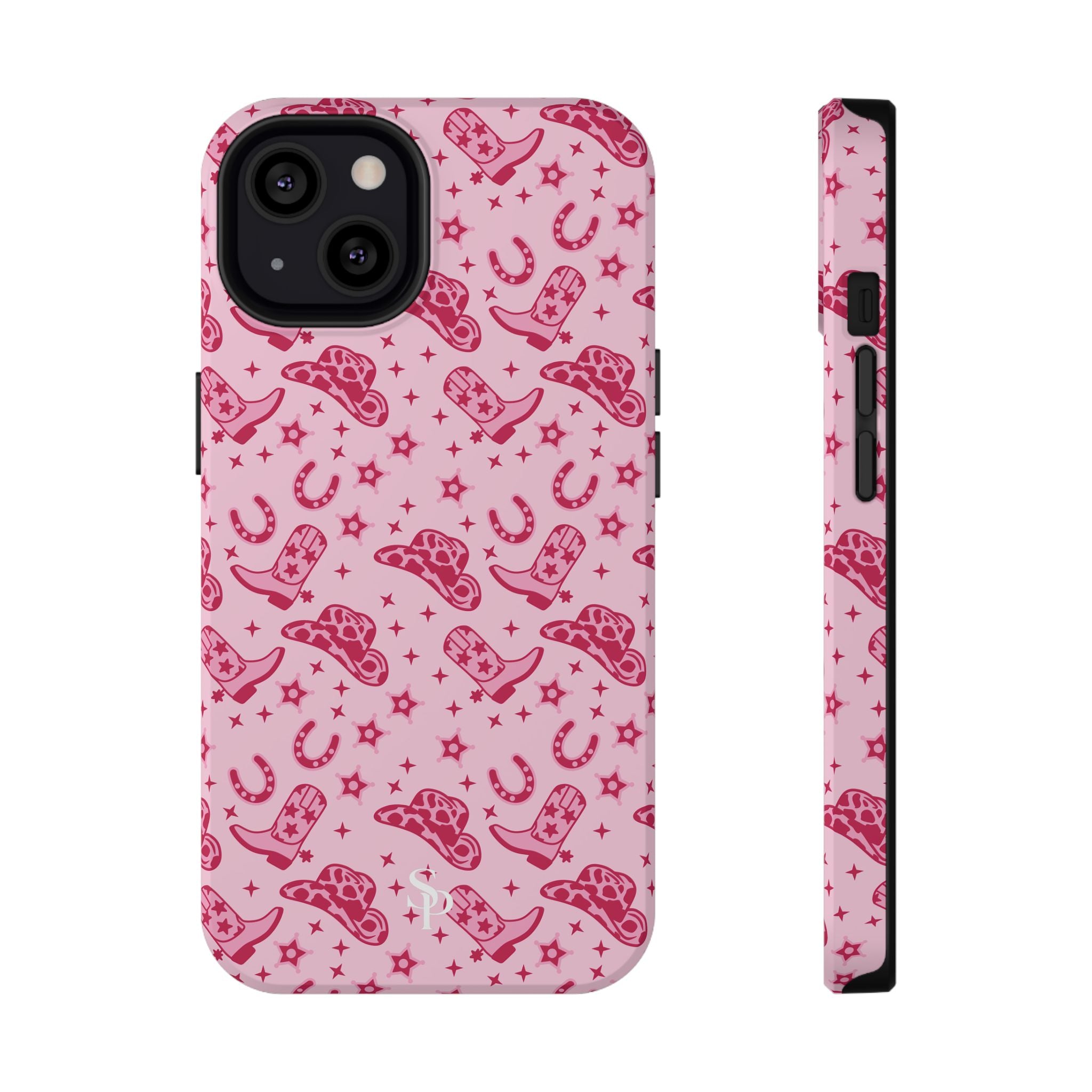 Pink Cowgirl Impact-Resistant Case