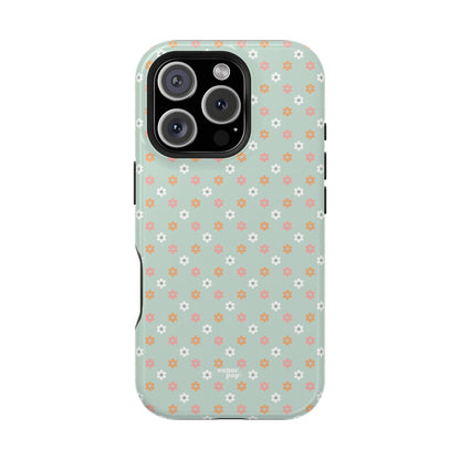 Floral Smiley Magnetic Tough Case