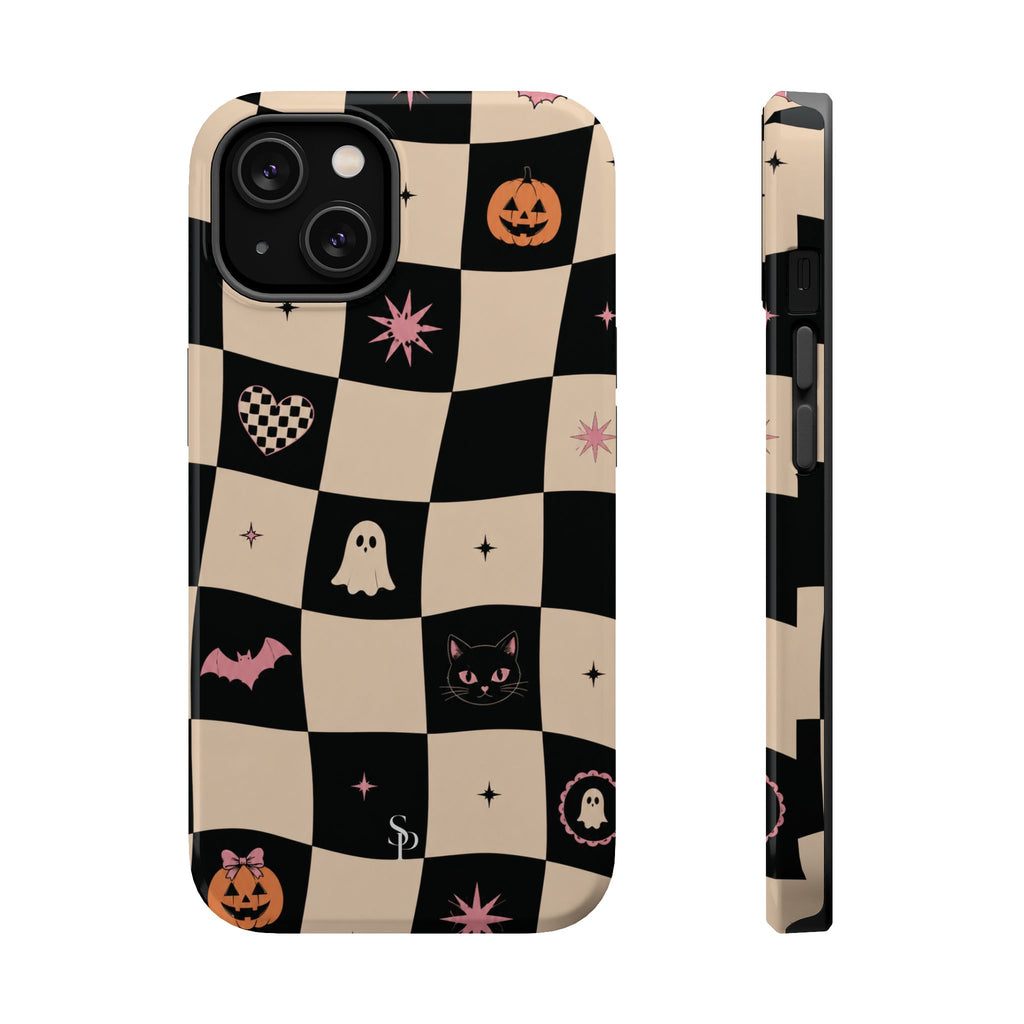 Halloween Checkerboard Magnetic Phone Case