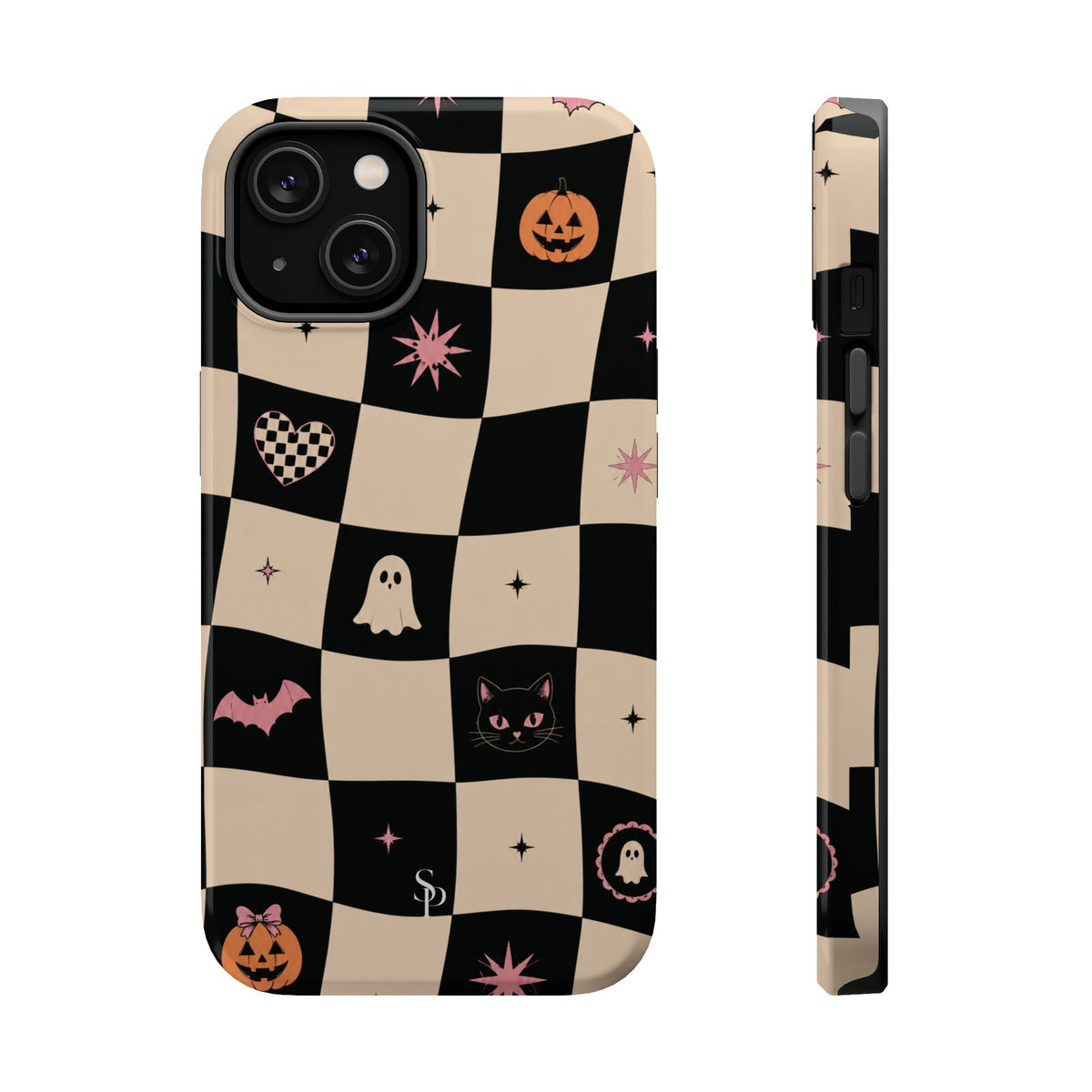 Halloween Checkerboard Magnetic Phone Case