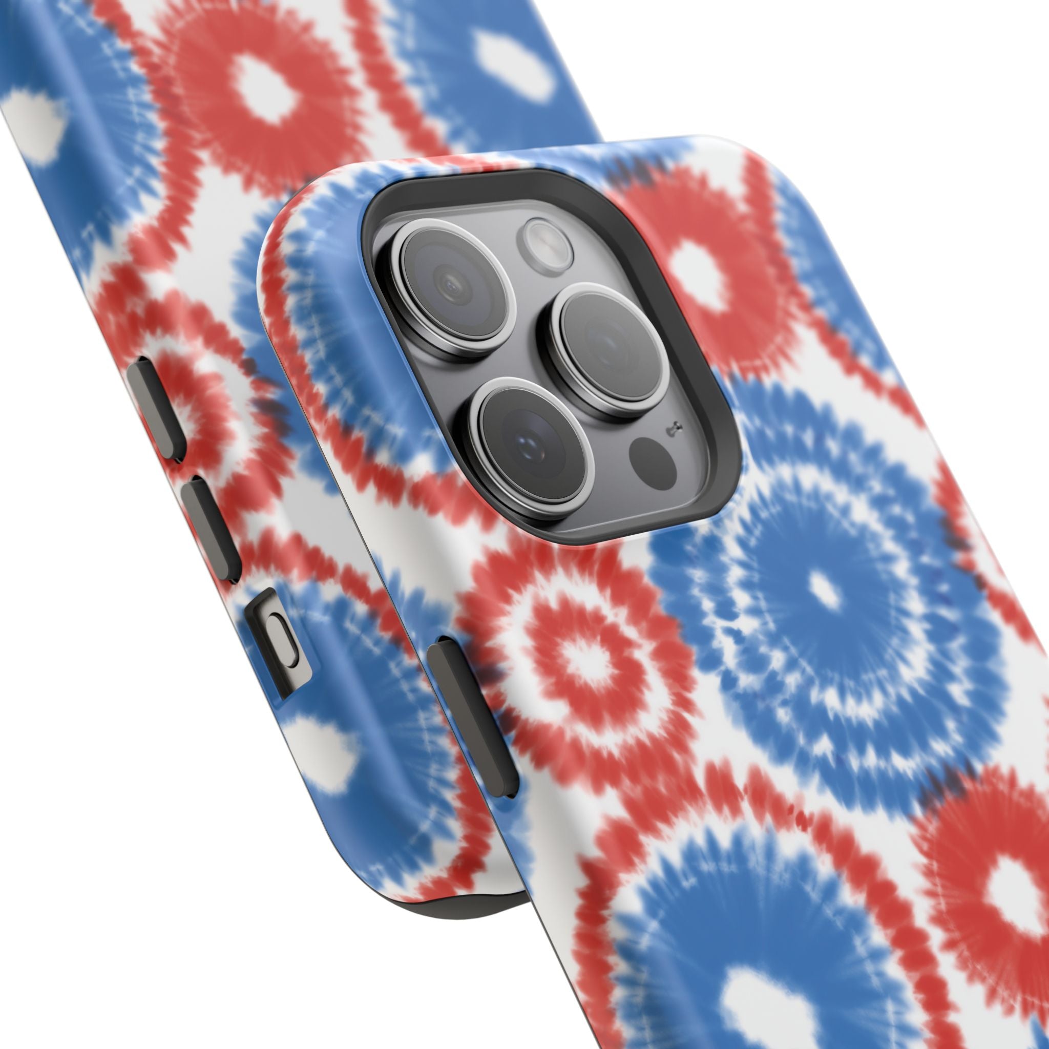 Patriotic Tie Dye Impact Resistant Phone Case