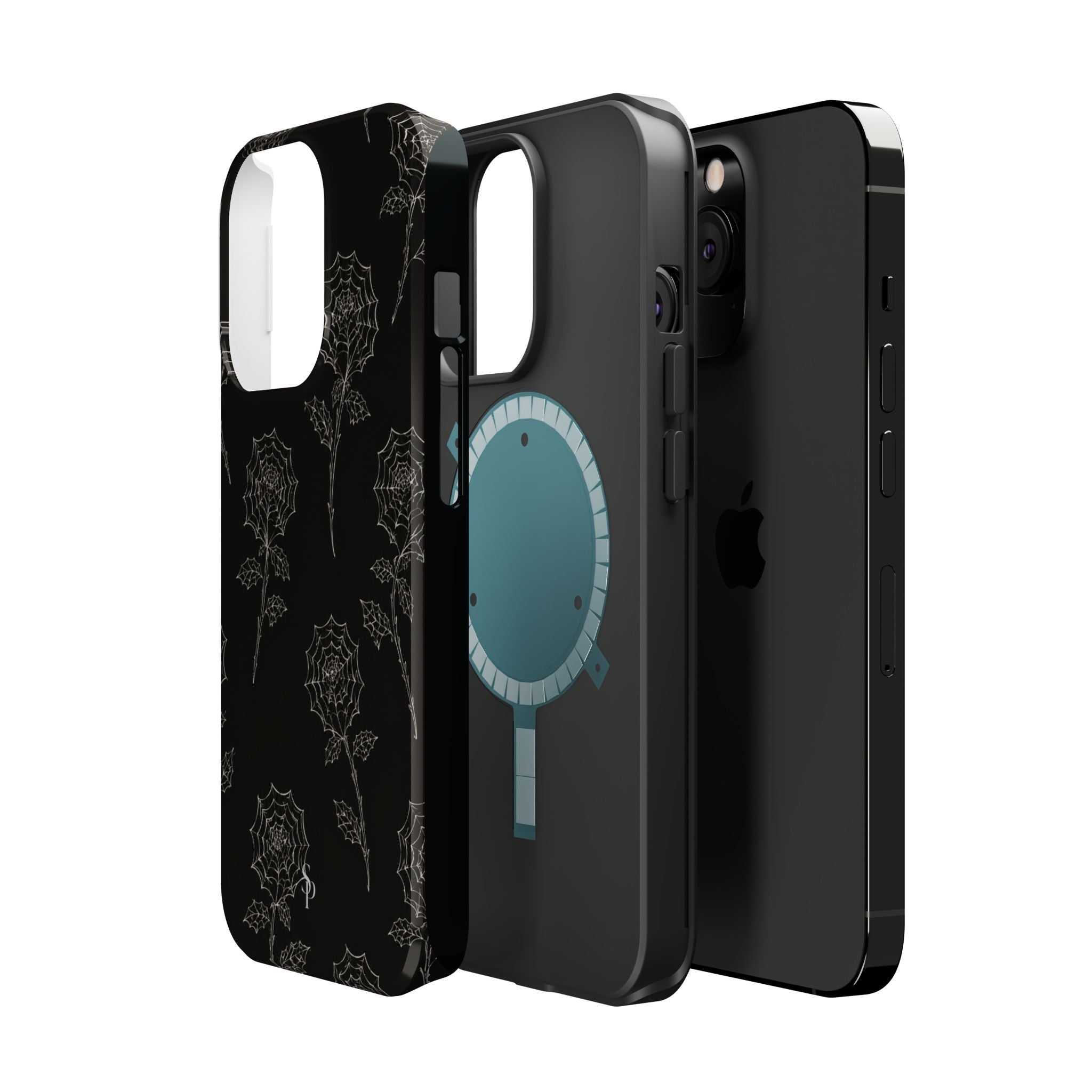 Web of Roses Magnetic Impact-Resistant Phone Case
