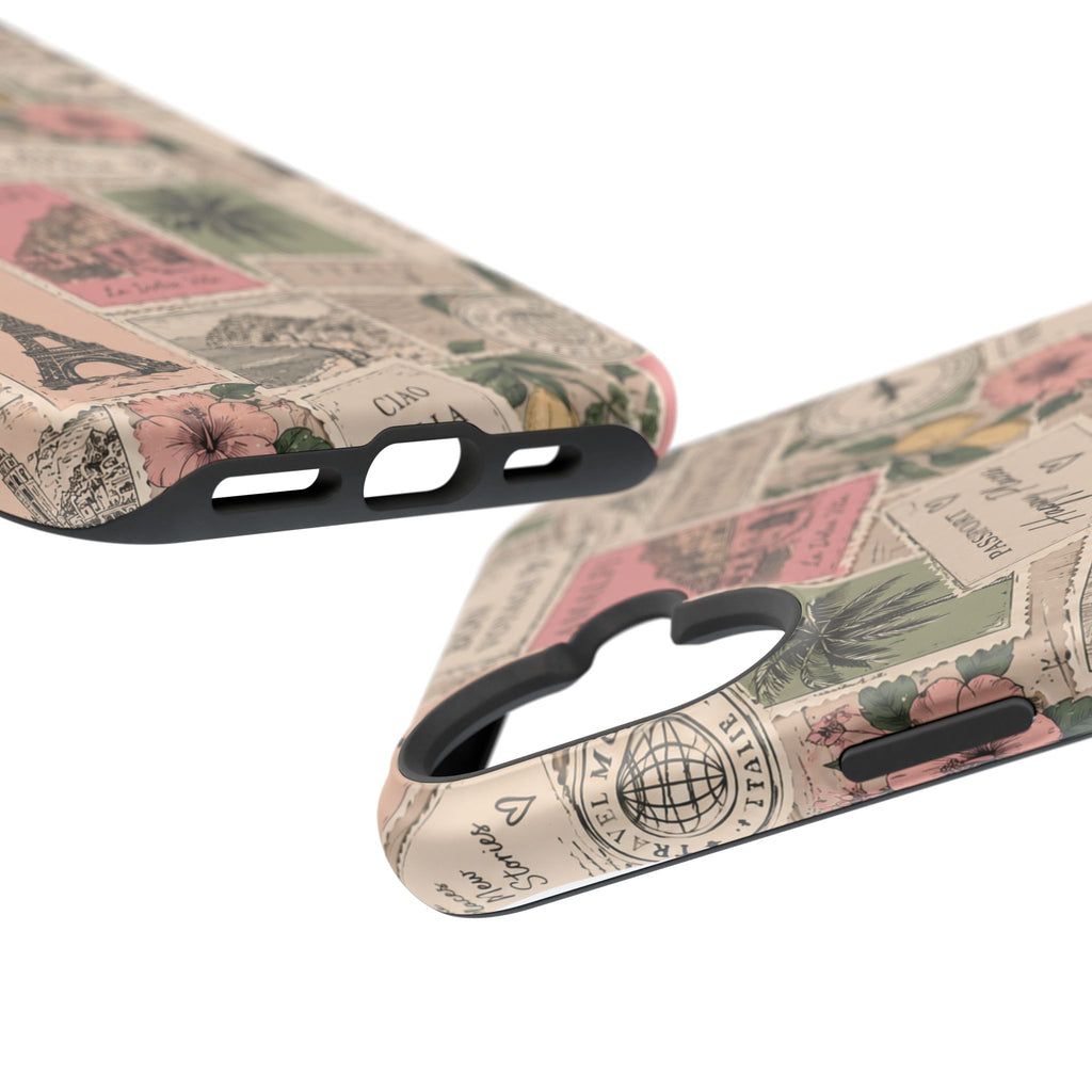 Travel Passport Stamp Magnetic Impact-Resistant Case