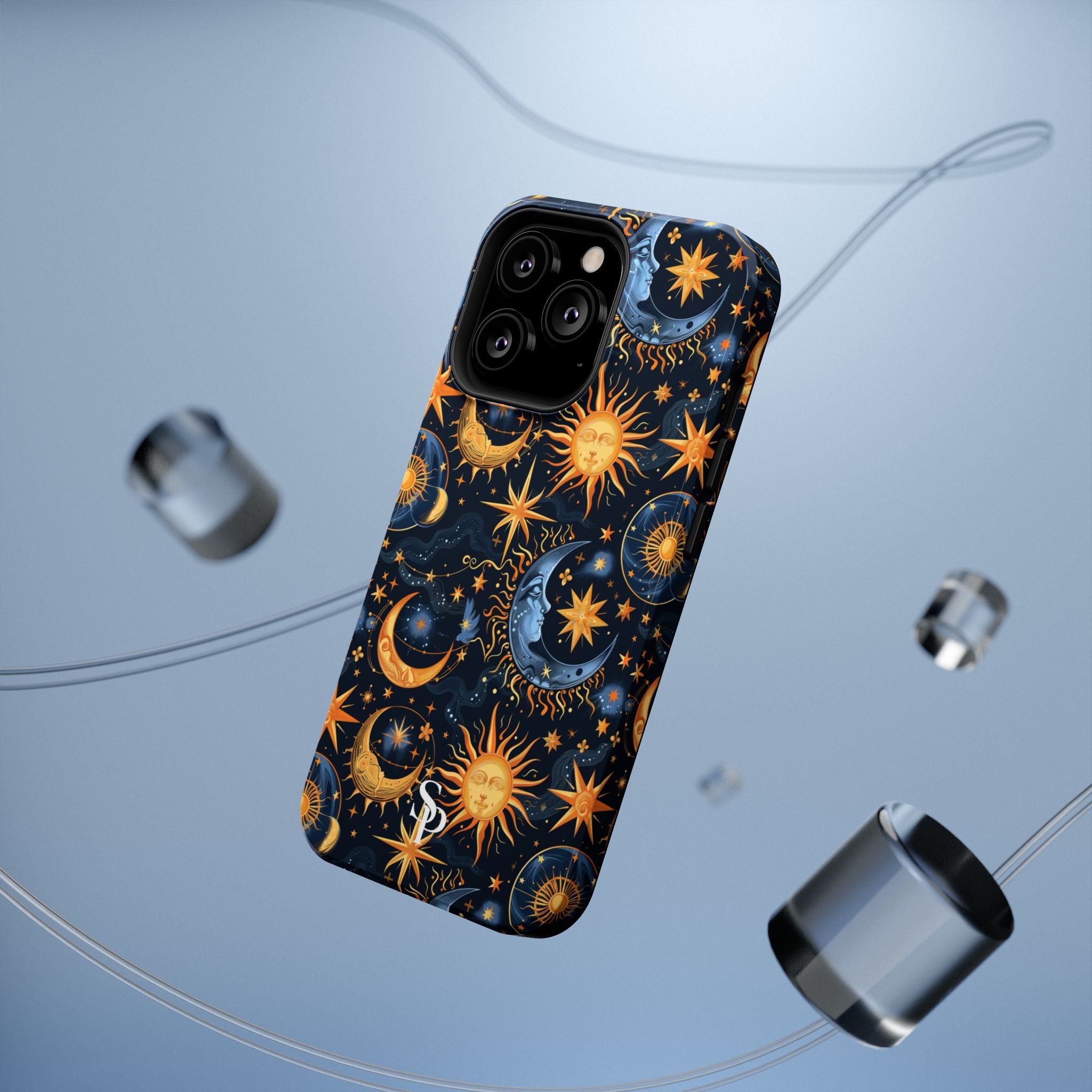 Celestial Sun and Moon Impact-Resistant Phone Case