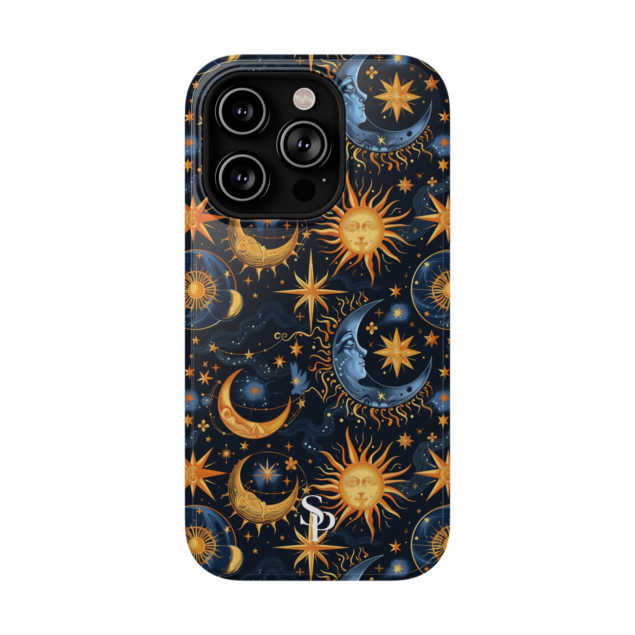 Celestial Sun and Moon Impact-Resistant Phone Case