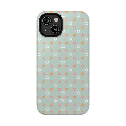 Floral Smiley Impact-Resistant Cases