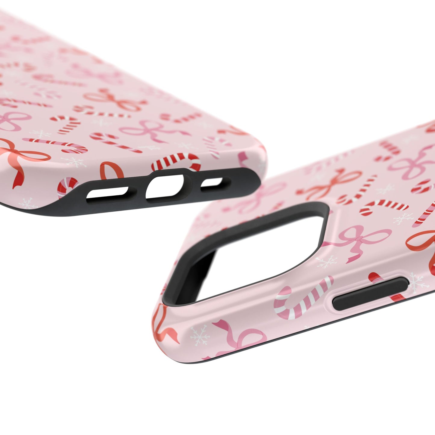 Candy Cane Impact-Resistant Phone Case - Limited Edition