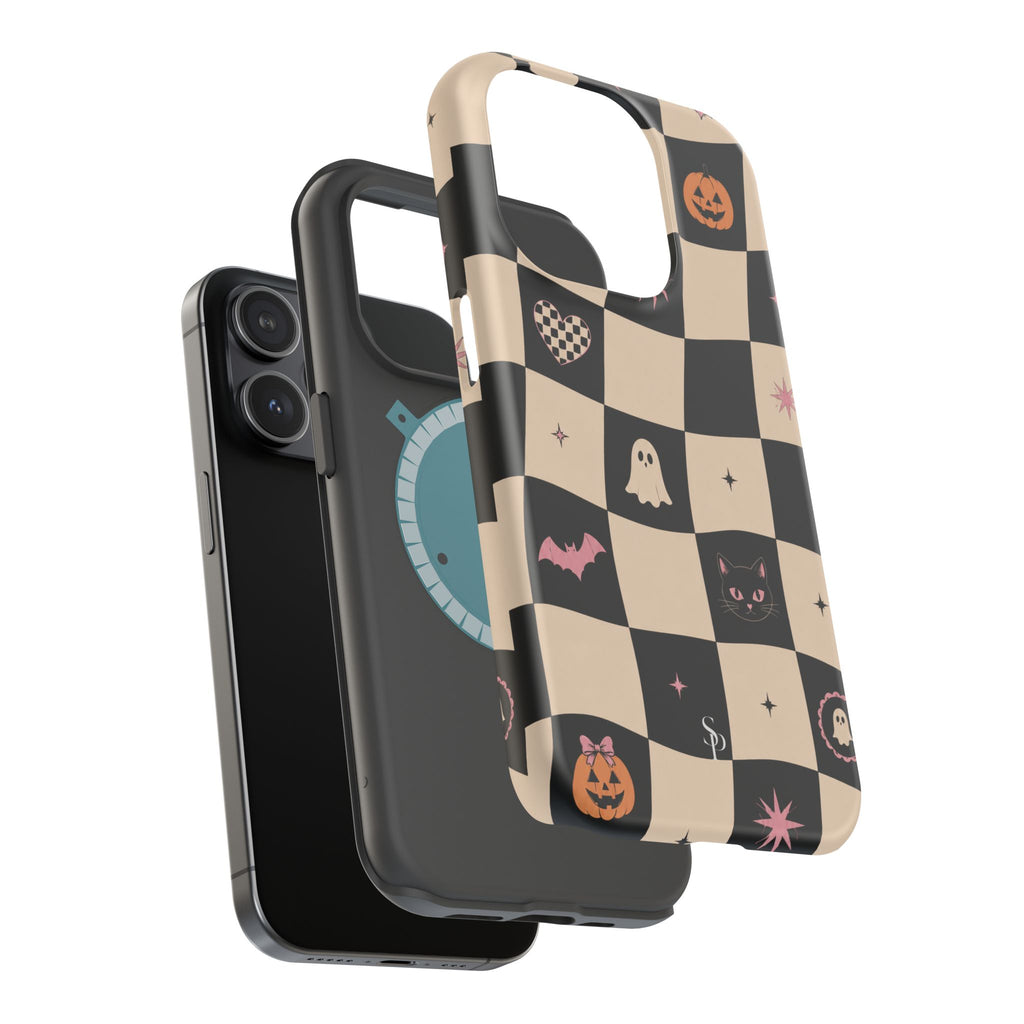 Halloween Checkerboard Magnetic Phone Case