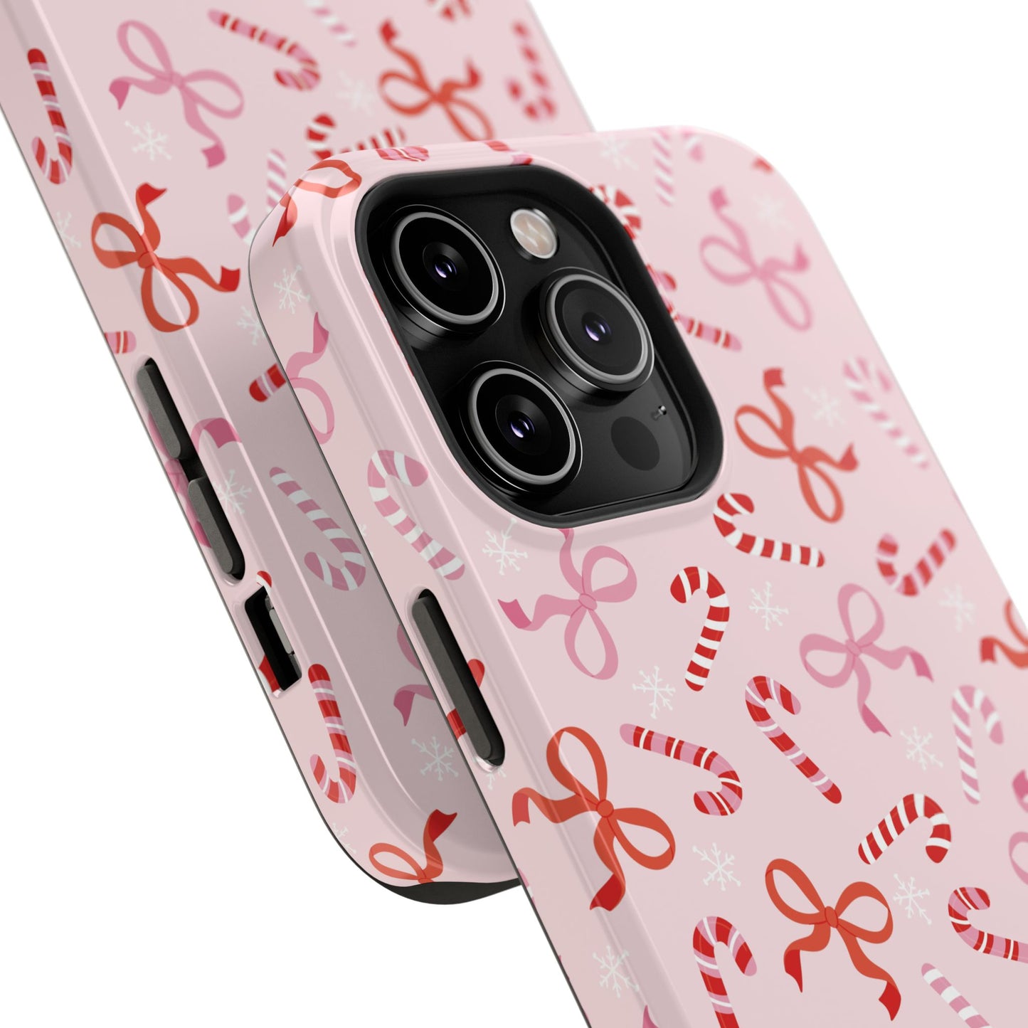 Candy Cane Impact-Resistant Phone Case - Limited Edition