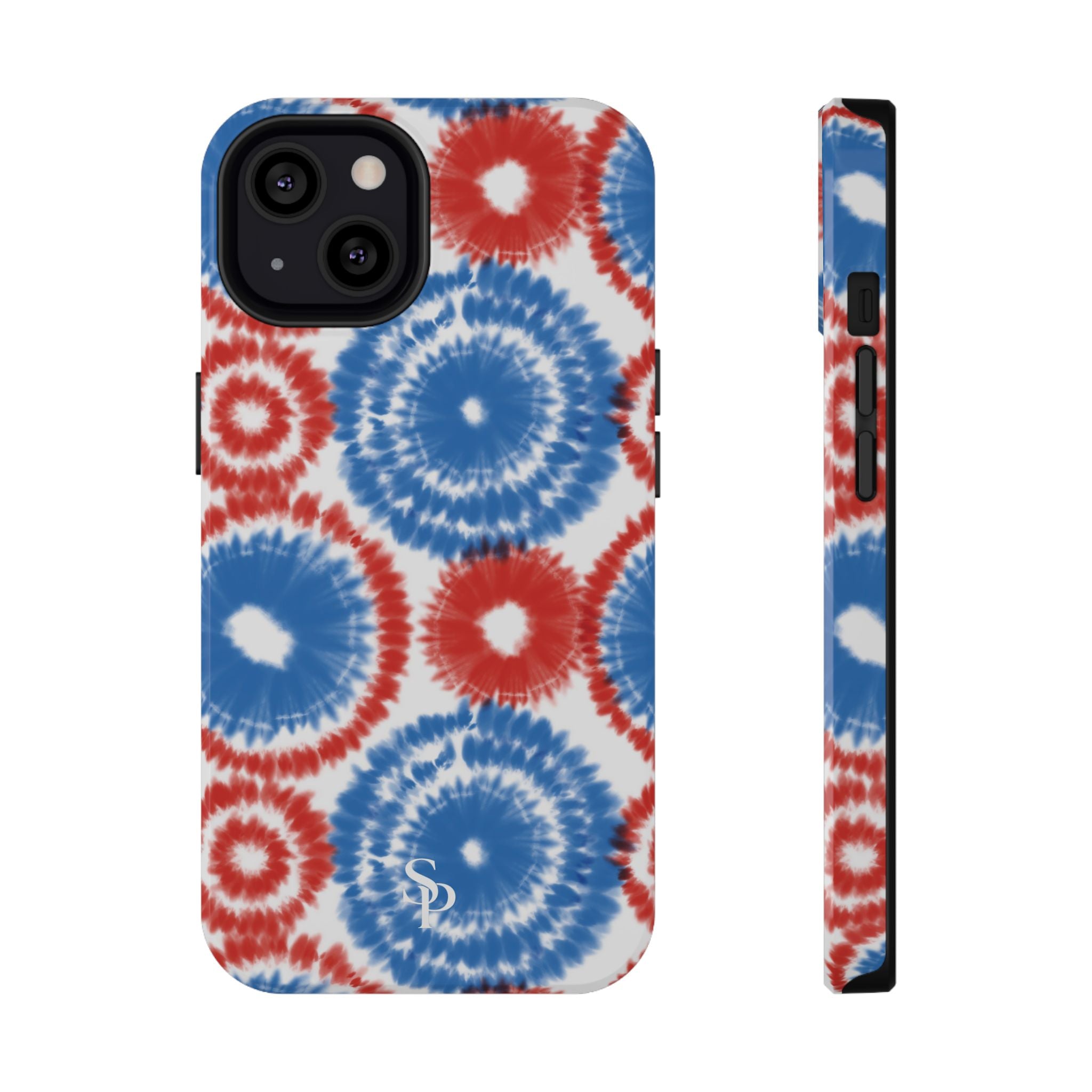 Patriotic Tie Dye Impact Resistant Phone Case