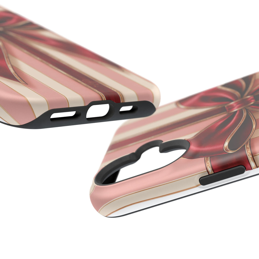 Red Bow Gift Wrap Magnetic Phone Case
