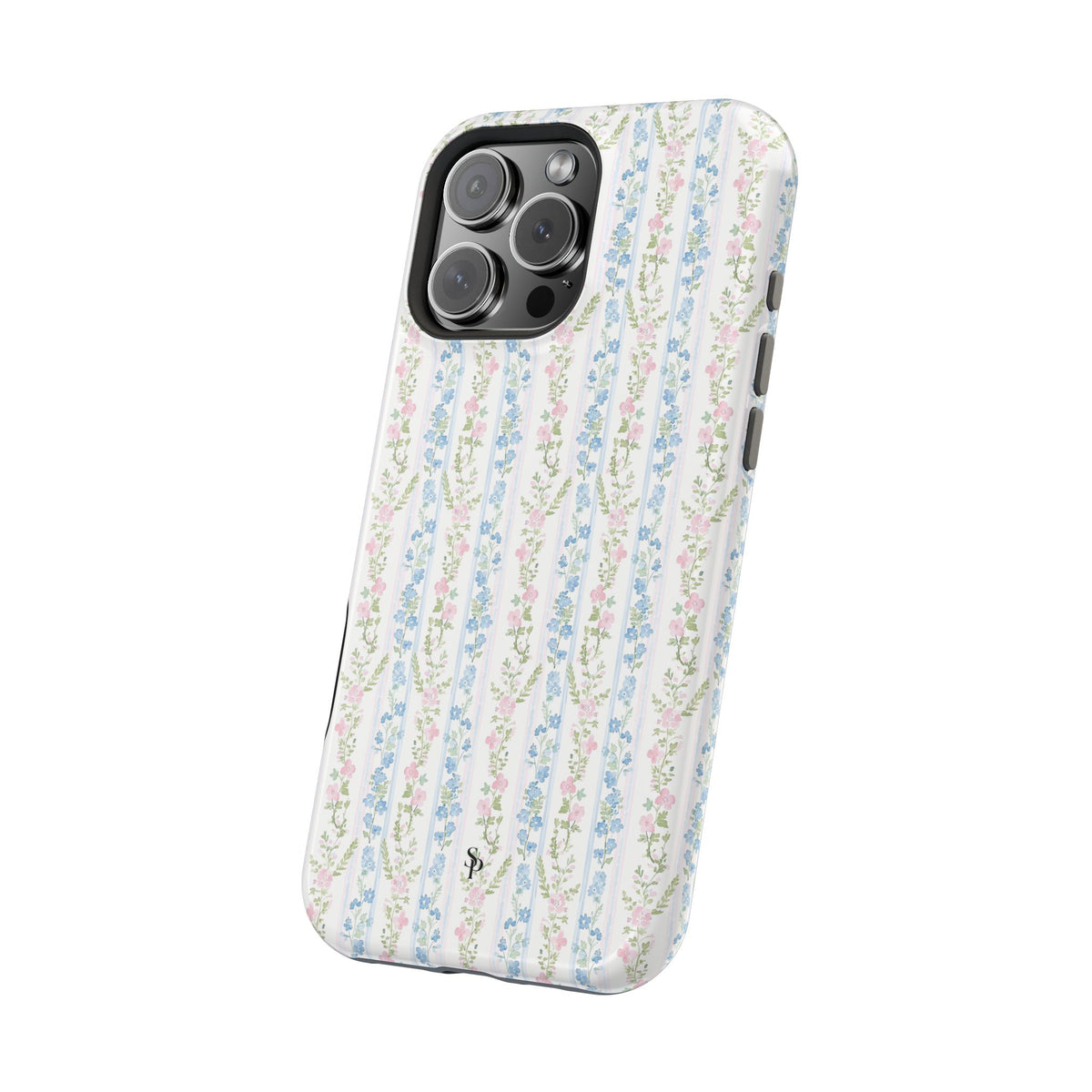 Pastel Floral Pattern Magnetic Tough Case