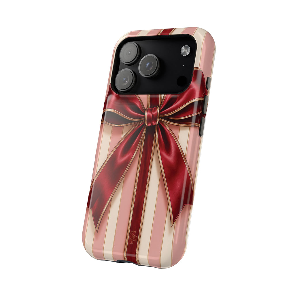Red Bow Gift Wrap Magnetic Phone Case