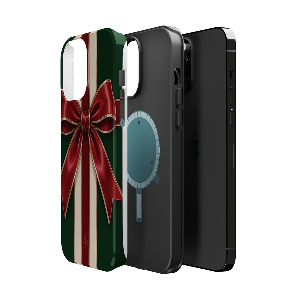Christmas Gift Bow Magnetic Phone Case