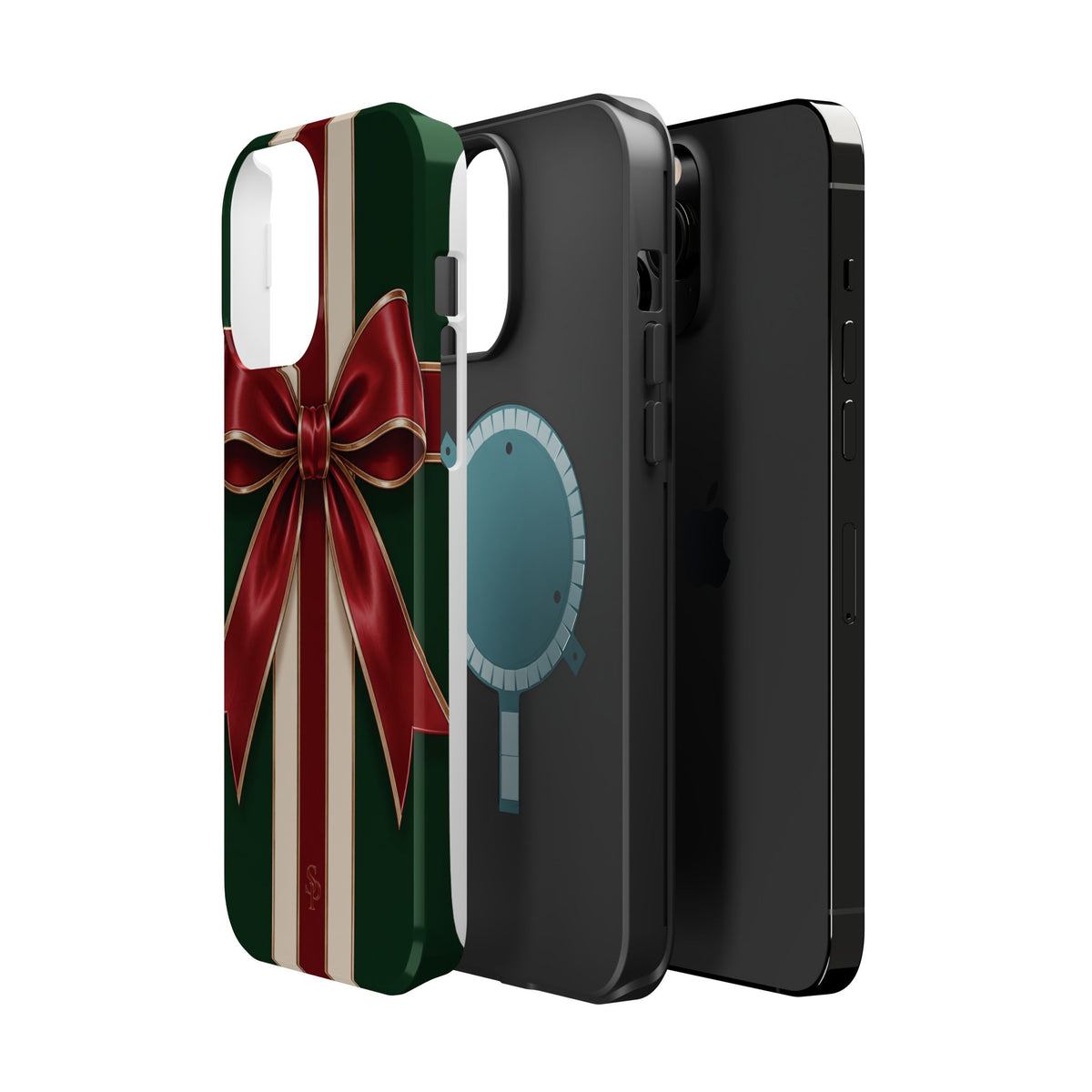 Christmas Gift Bow Magnetic Phone Case