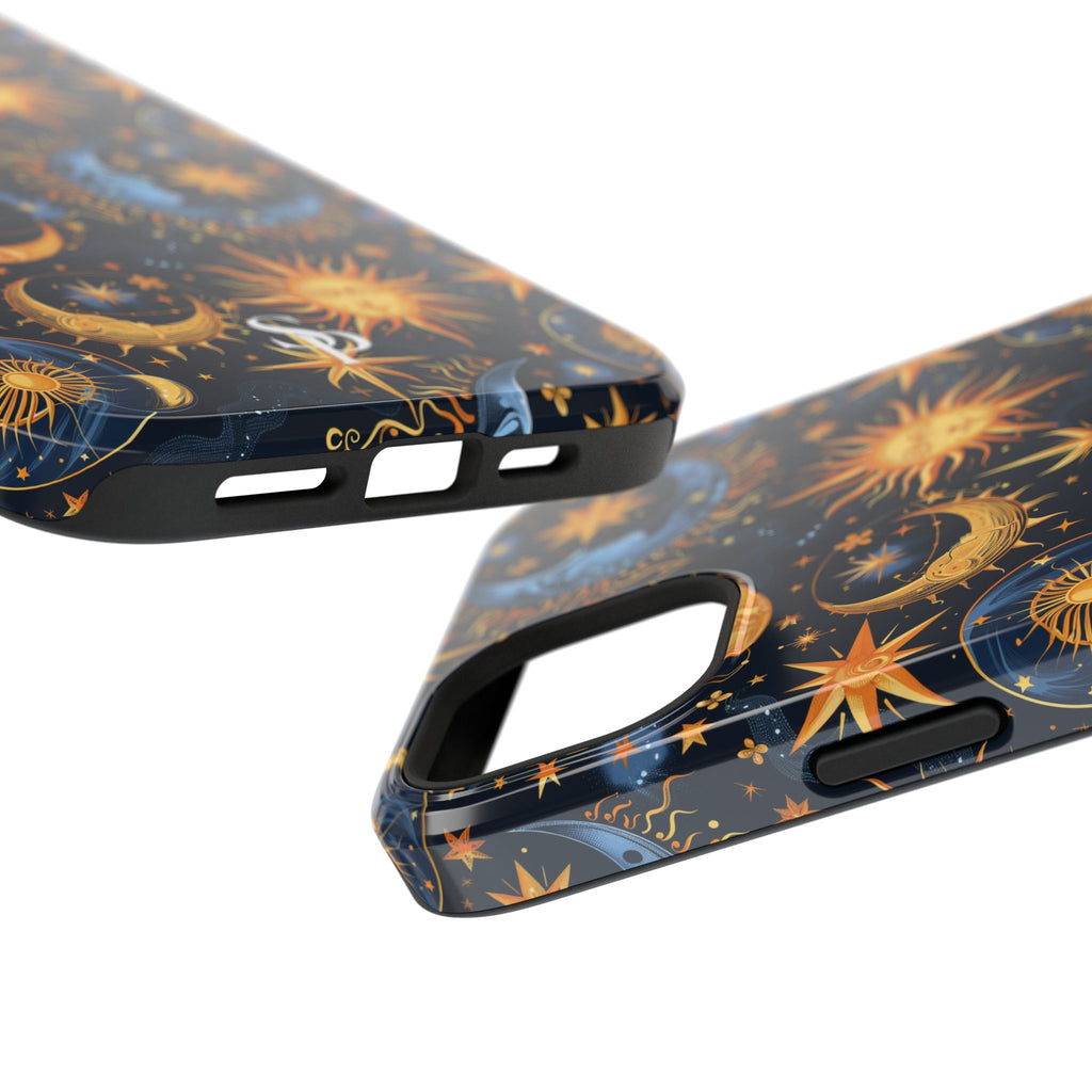 Celestial Sun and Moon Impact-Resistant Phone Case