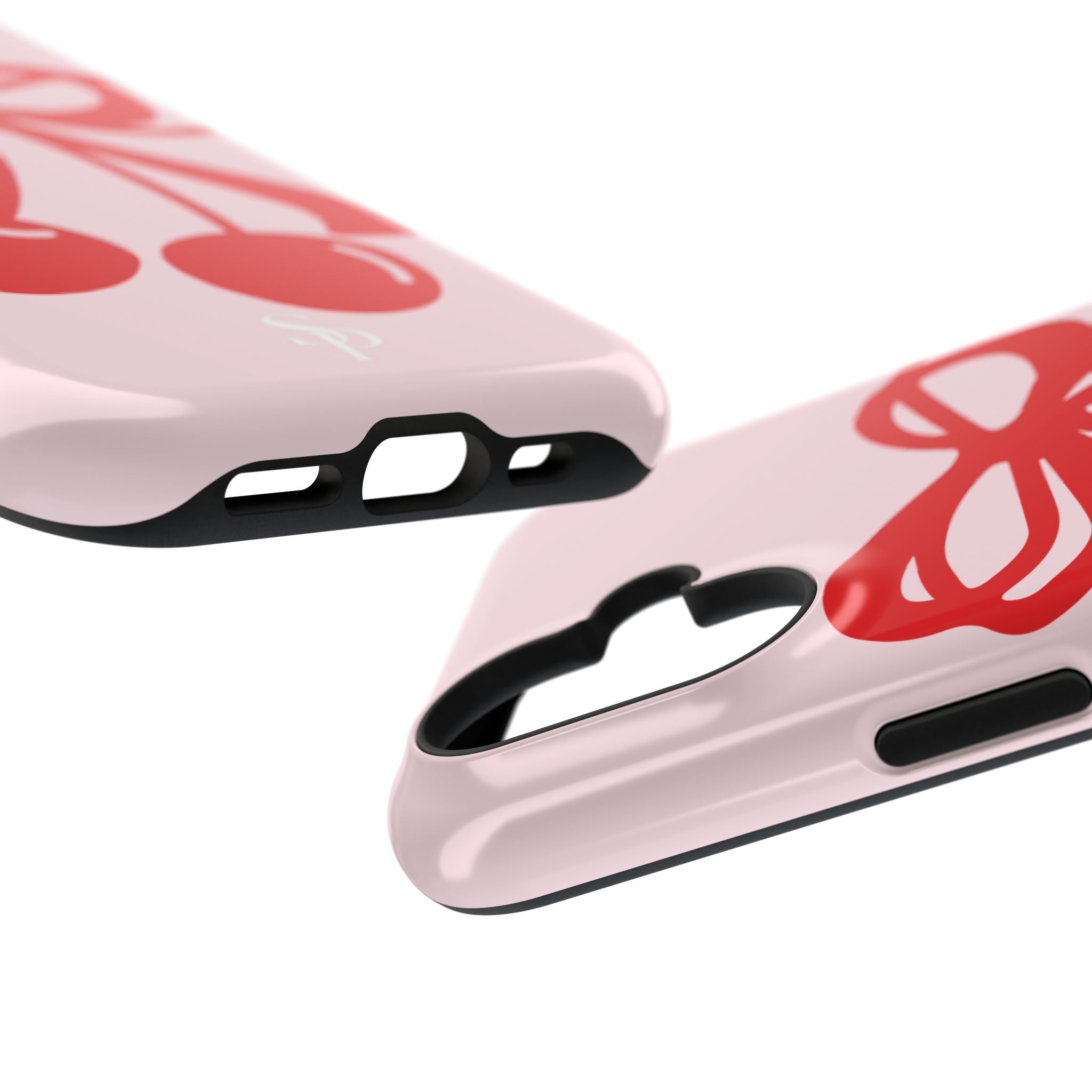 Cherry Bow Impact-Resistant Phone Case