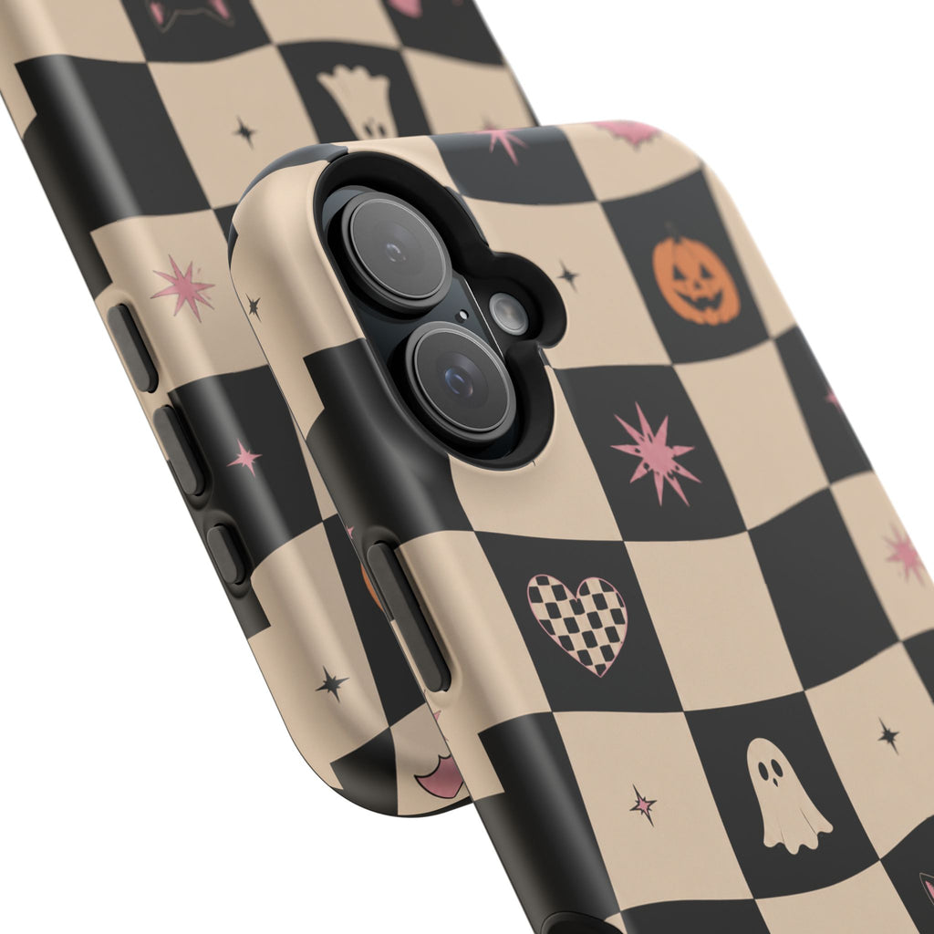 Halloween Checkerboard Magnetic Phone Case