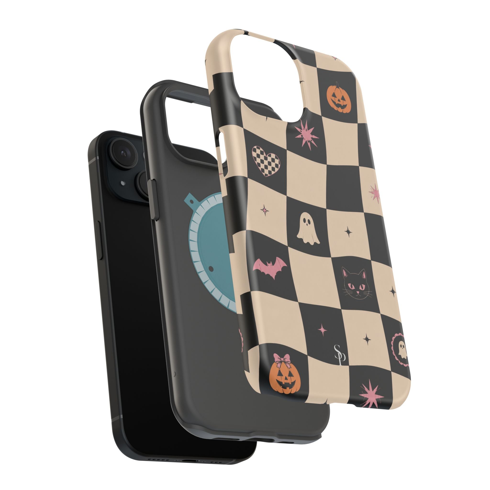 Halloween Checkerboard Magnetic Phone Case