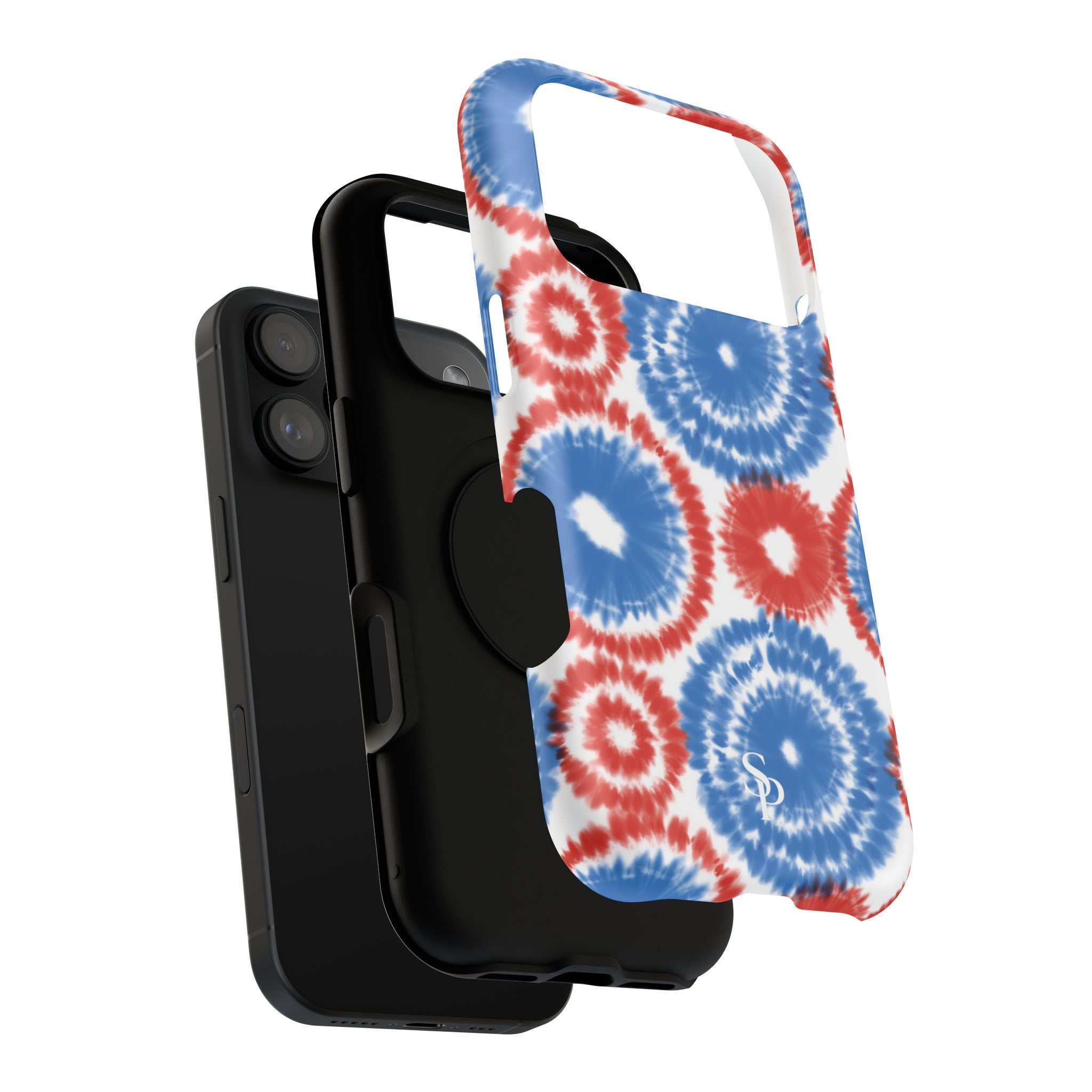 Patriotic Tie Dye Impact Resistant Phone Case