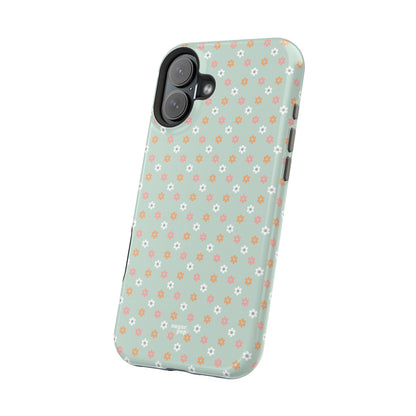 Floral Smiley Magnetic Tough Case