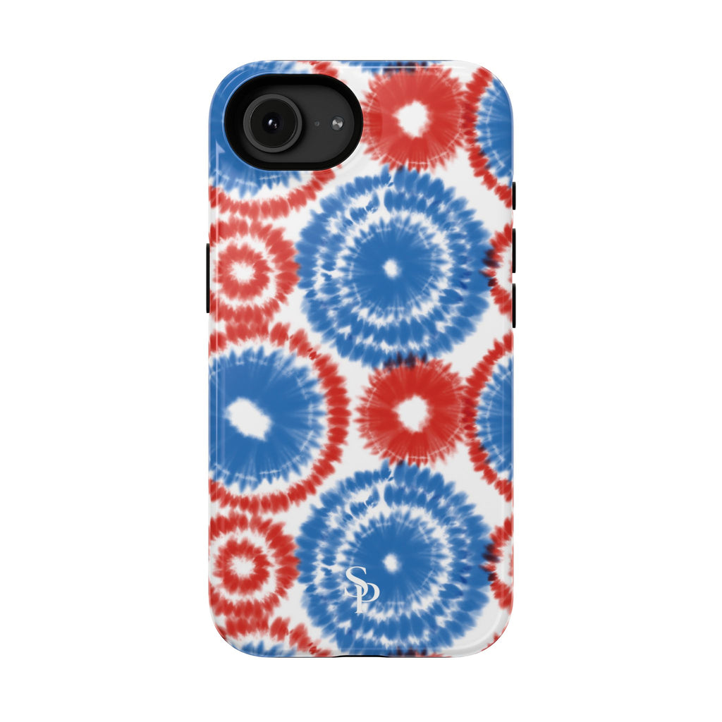 Patriotic Tie Dye Impact Resistant Phone Case