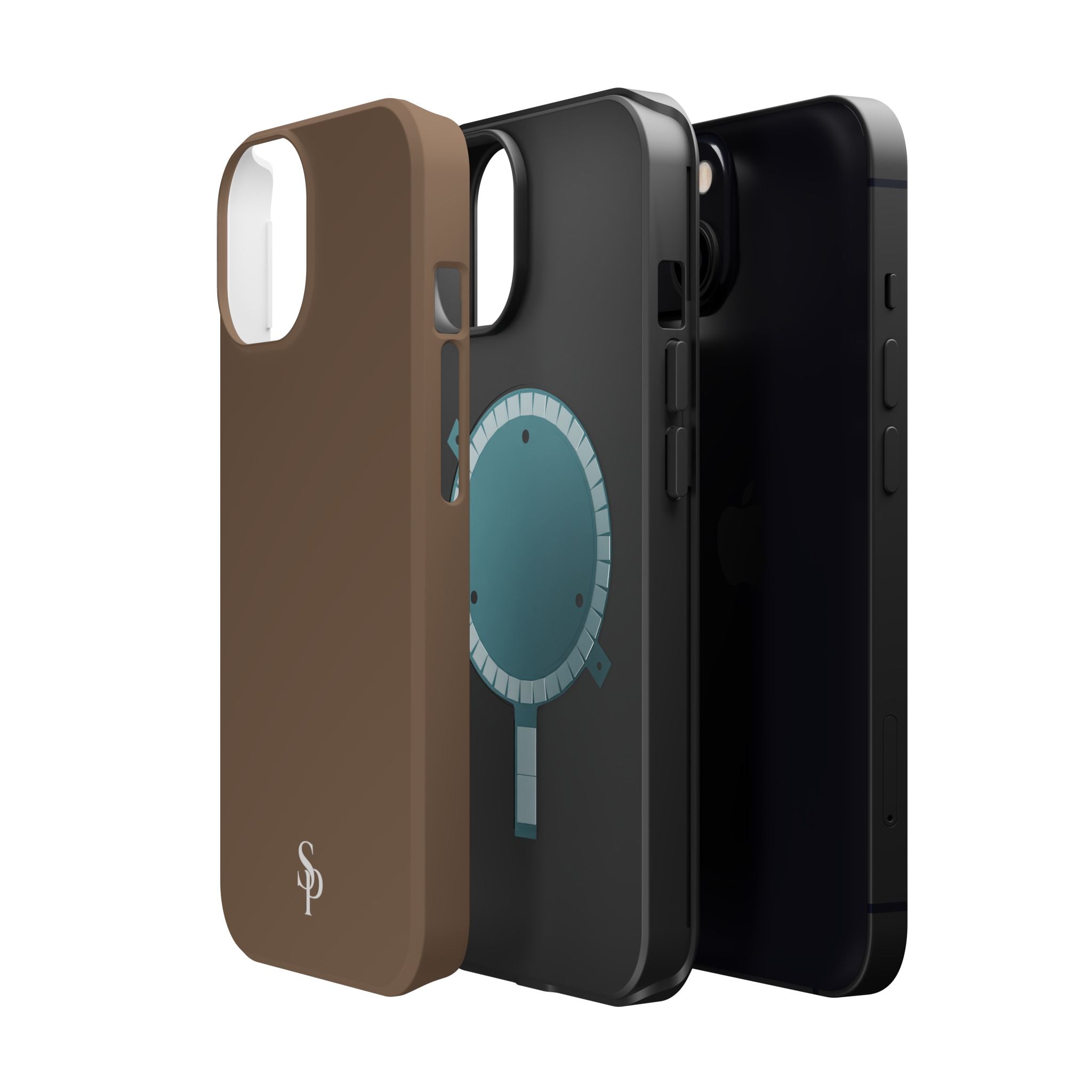 Brown Magnetic Tough Case