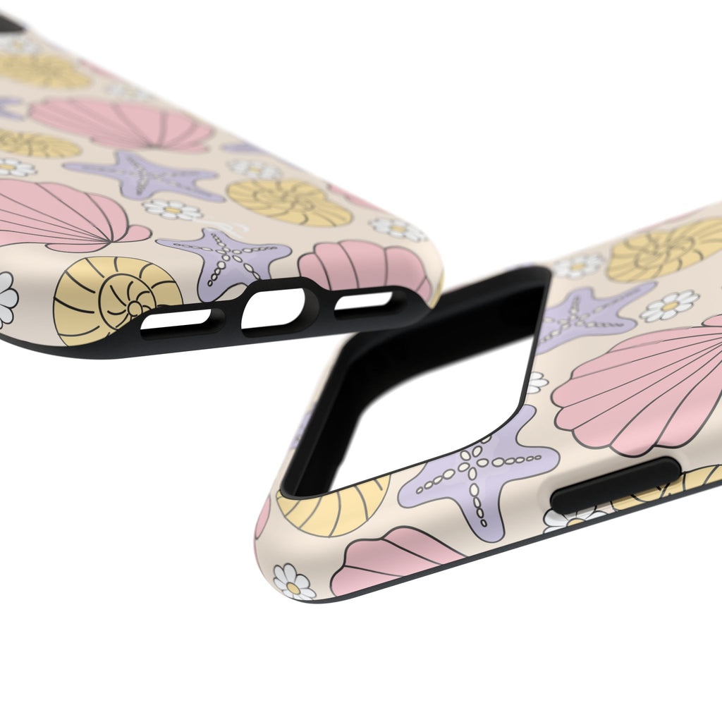 Coastal Shells Impact-Resistant Phone Case
