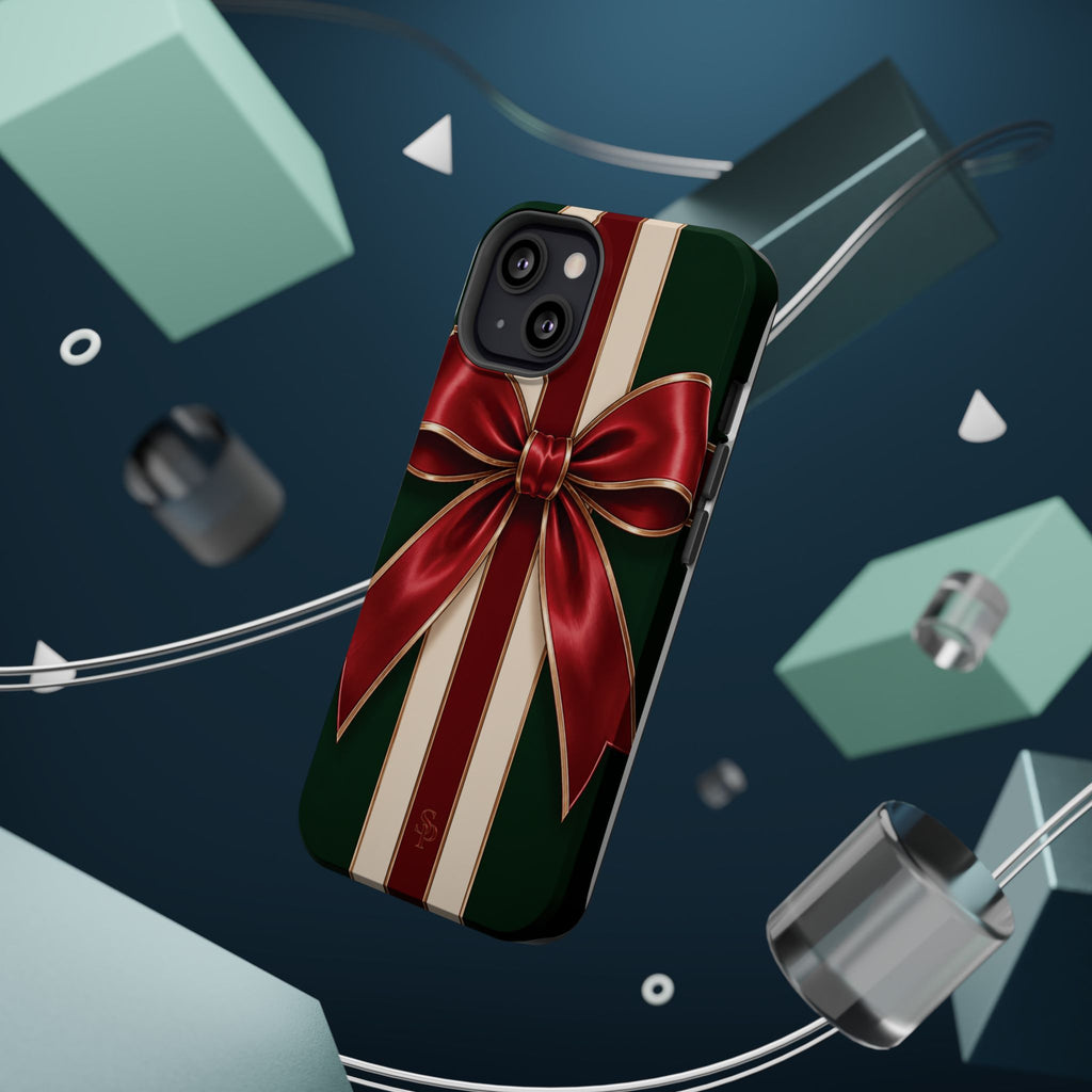 Christmas Gift Bow Magnetic Phone Case