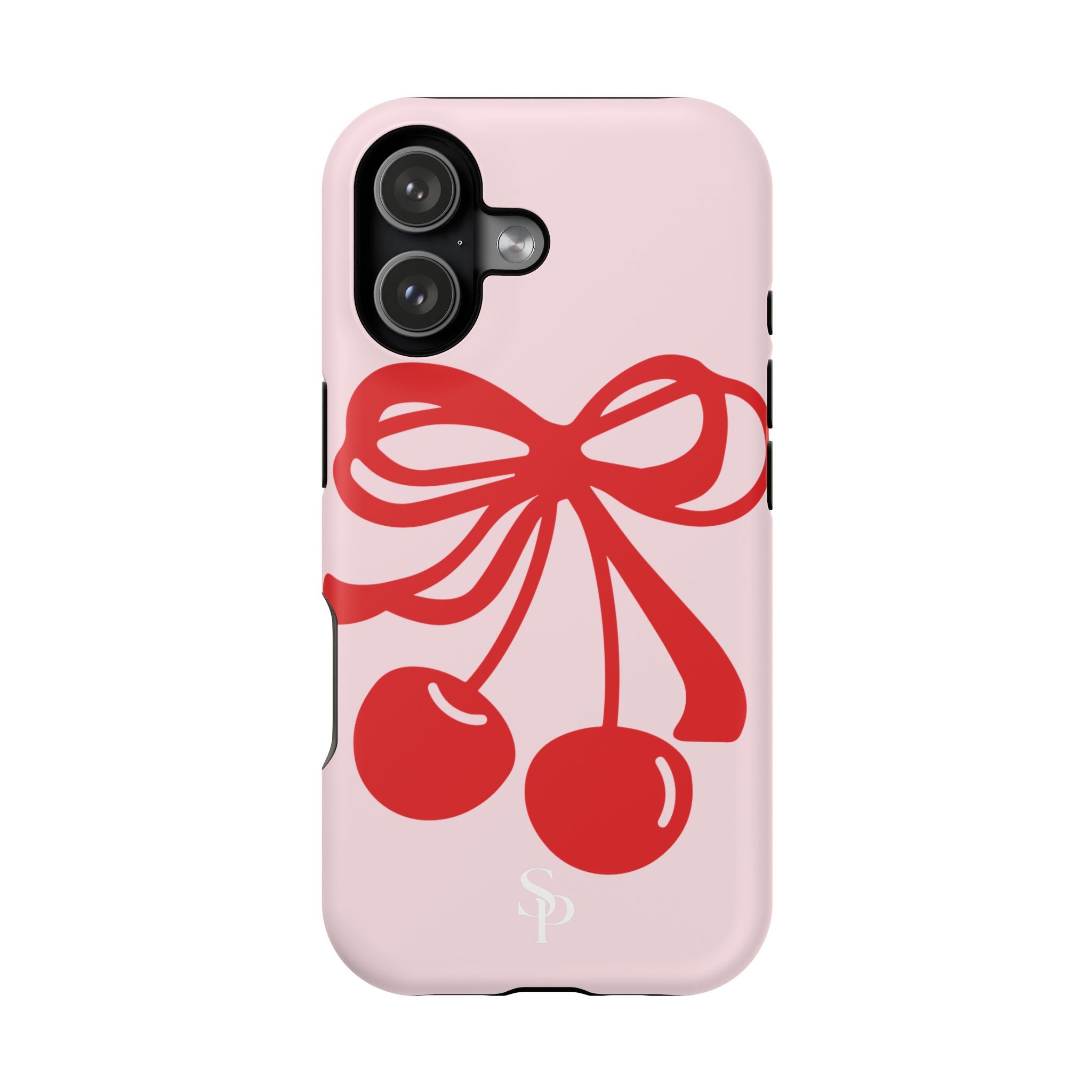 Cherry Bow Impact-Resistant Phone Case